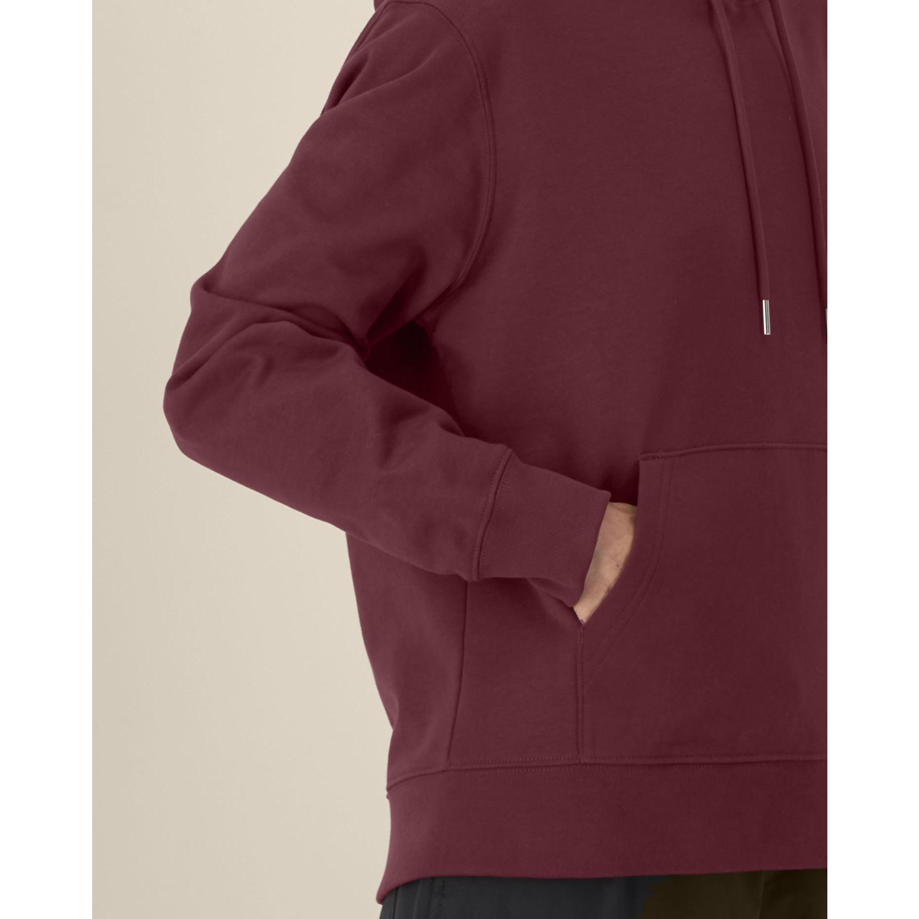 Hanorac cu glugă unisex Gamechanger Burgundy 2XS