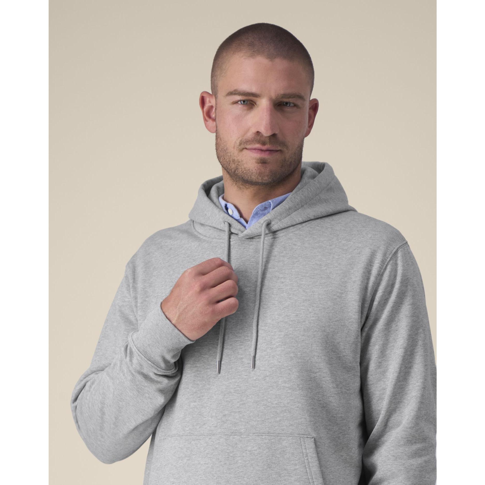 Hanorac cu glugă unisex Gamechanger Heather Grey M