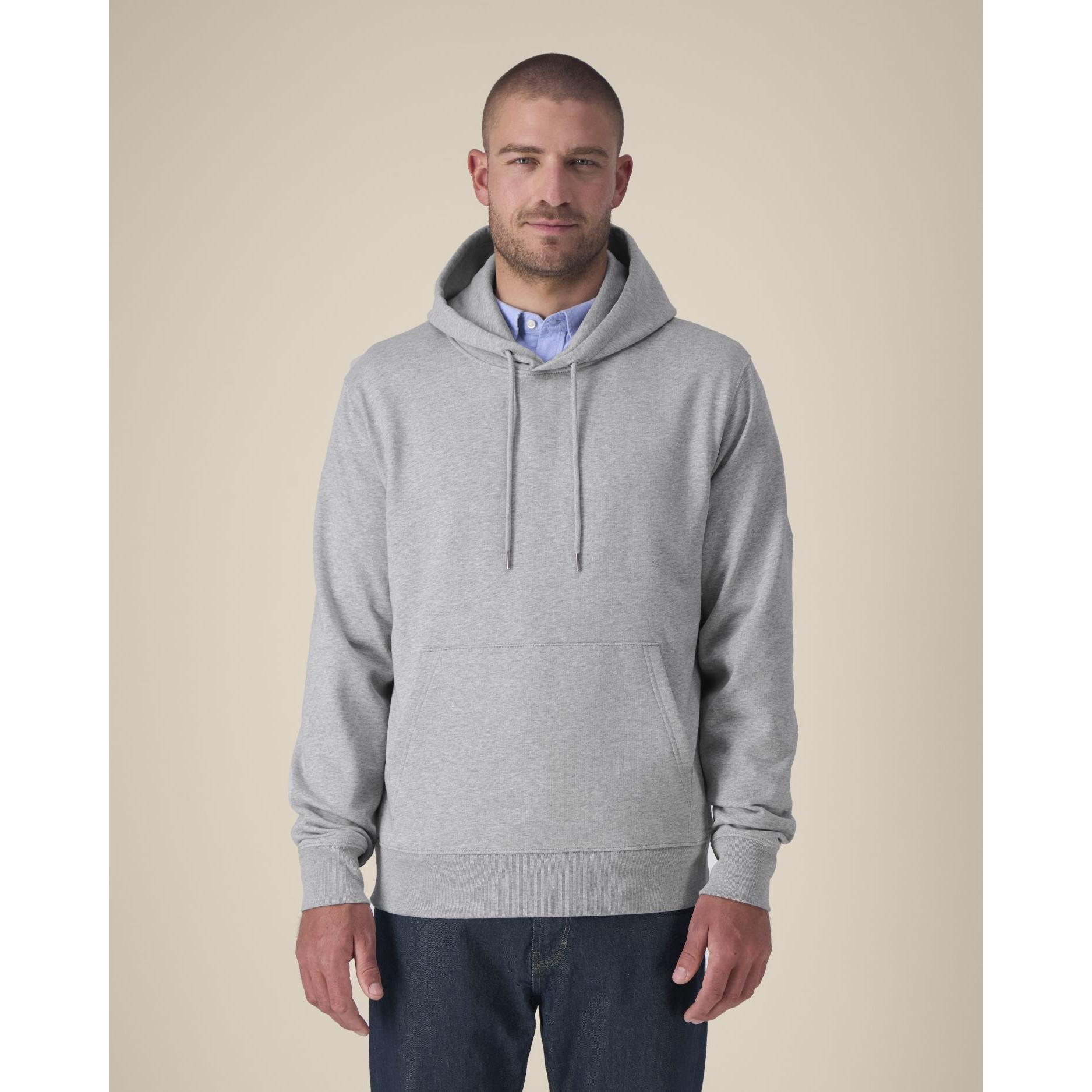 Hanorac cu glugă unisex Gamechanger Heather Grey M