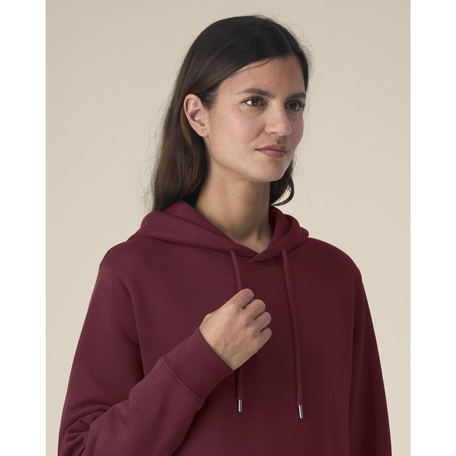 Hanorac cu glugă pentru femei Stella Gamechanger Burgundy 3XL