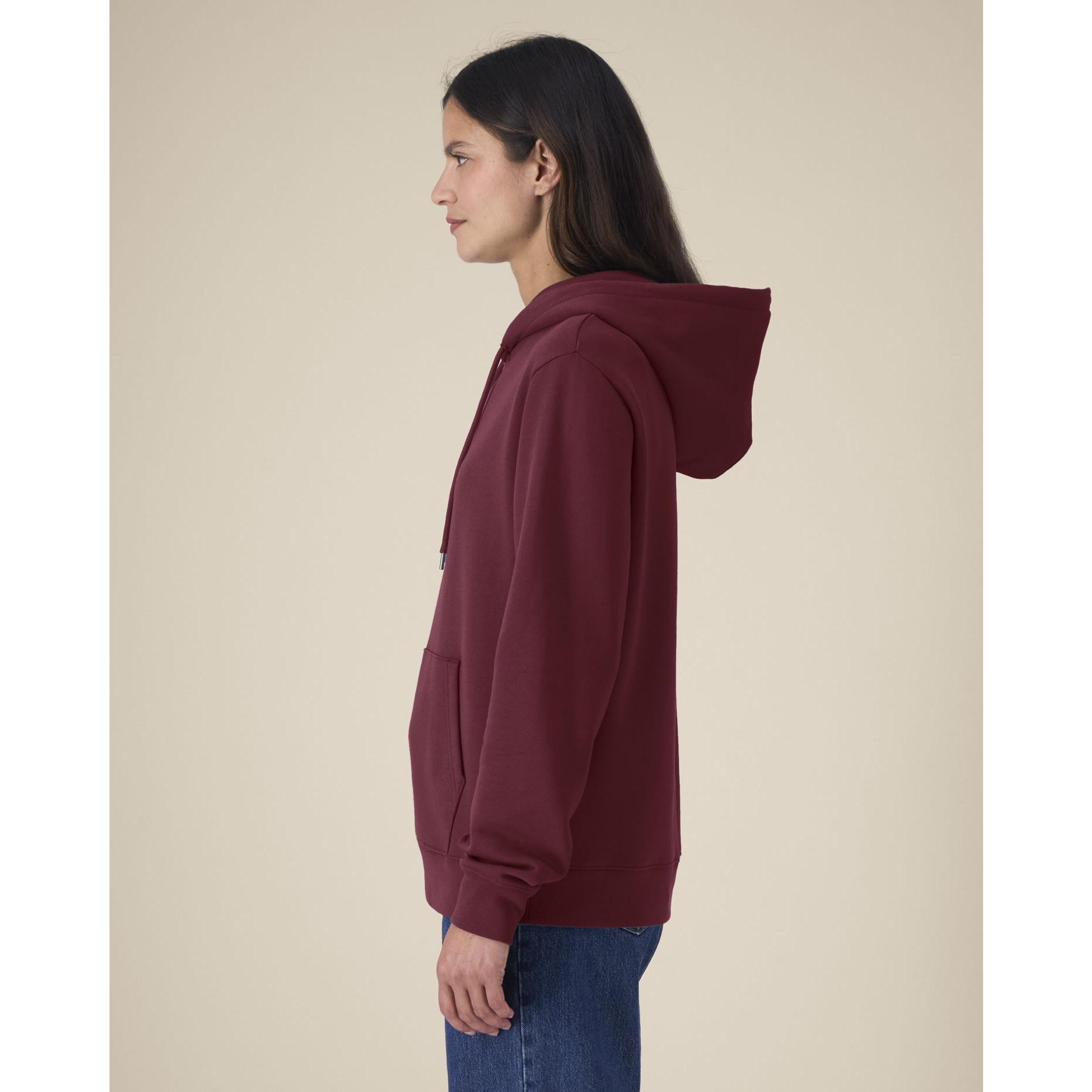 Hanorac cu glugă pentru femei Stella Gamechanger Burgundy 3XL