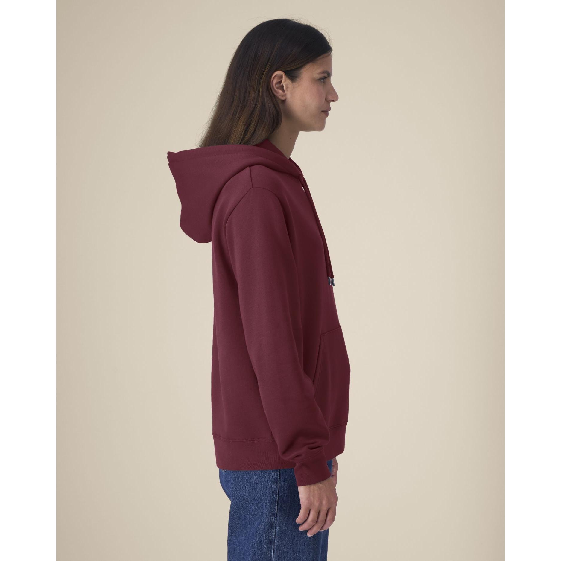 Hanorac cu glugă pentru femei Stella Gamechanger Burgundy 3XL
