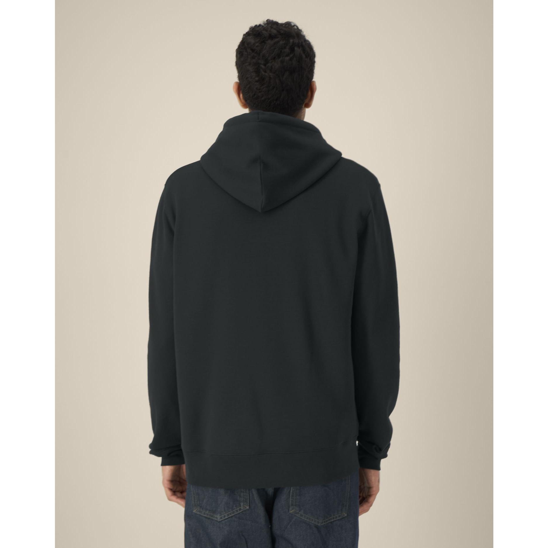 Hanorac cu fermoar unisex Astor Black M