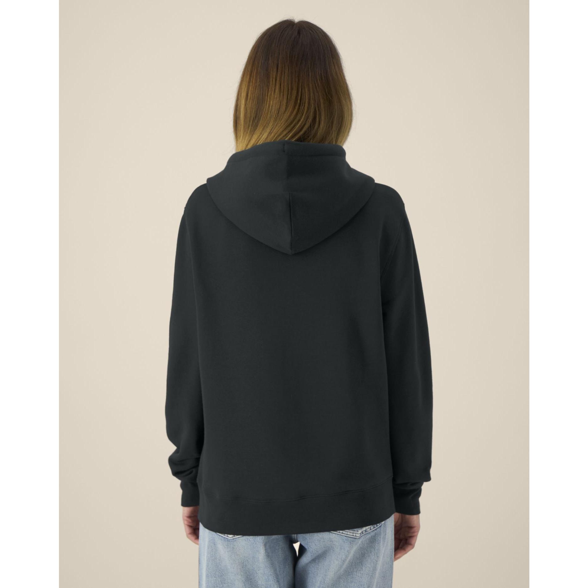 Hanorac cu fermoar unisex Astor Black M