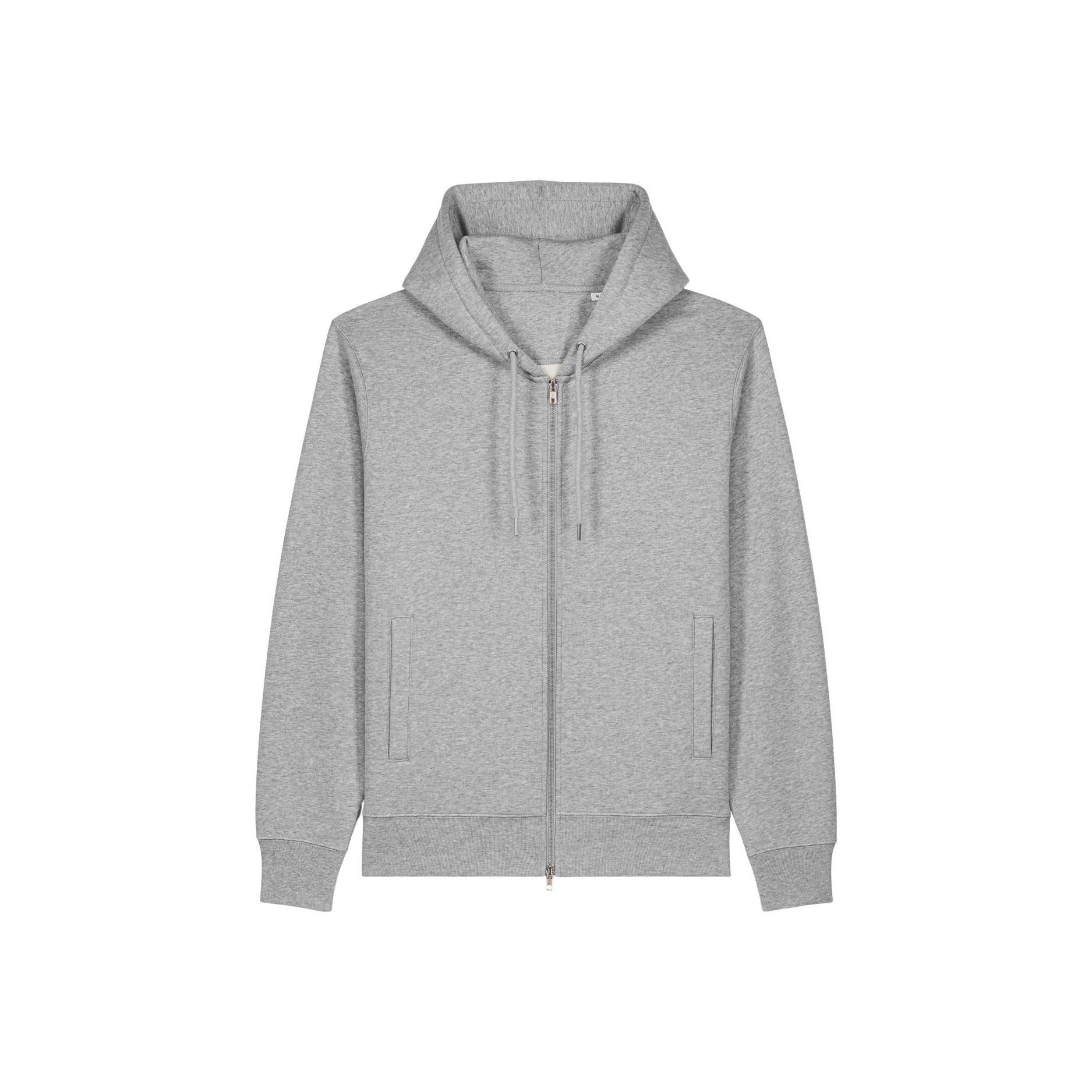 Hanorac cu fermoar unisex Astor Heather Grey M