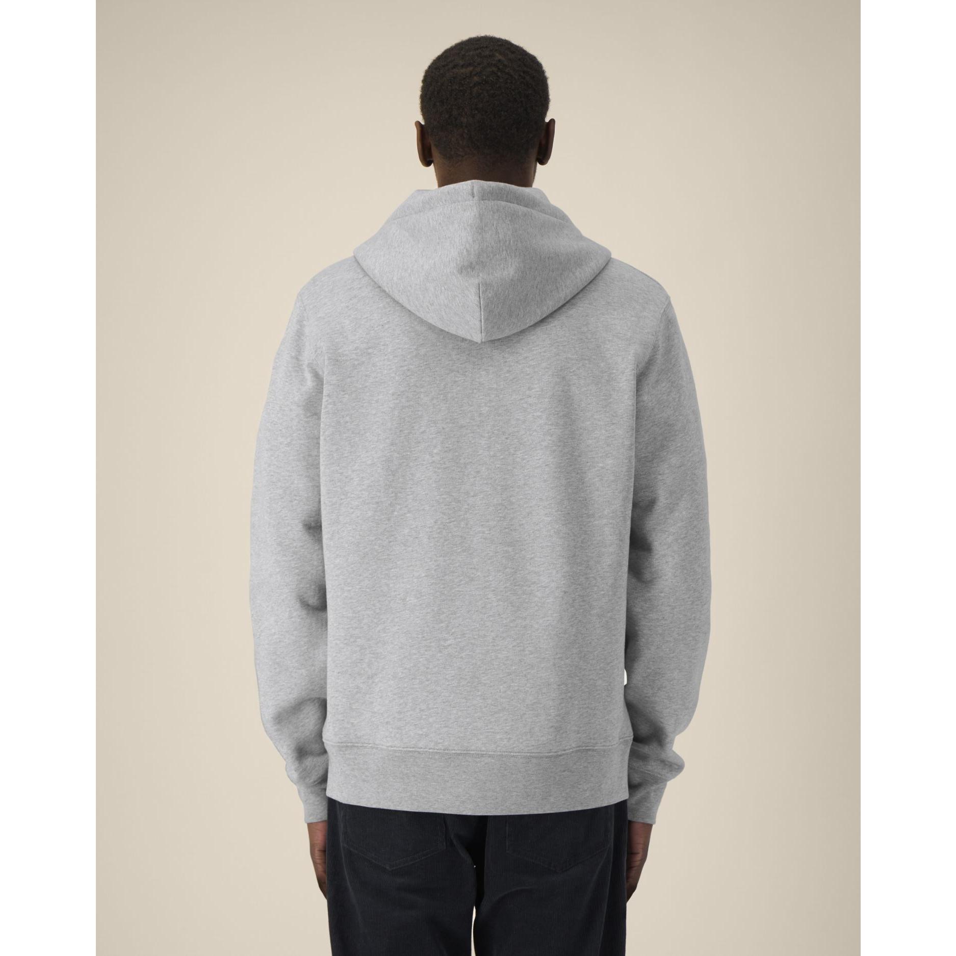 Hanorac cu fermoar unisex Astor Heather Grey M