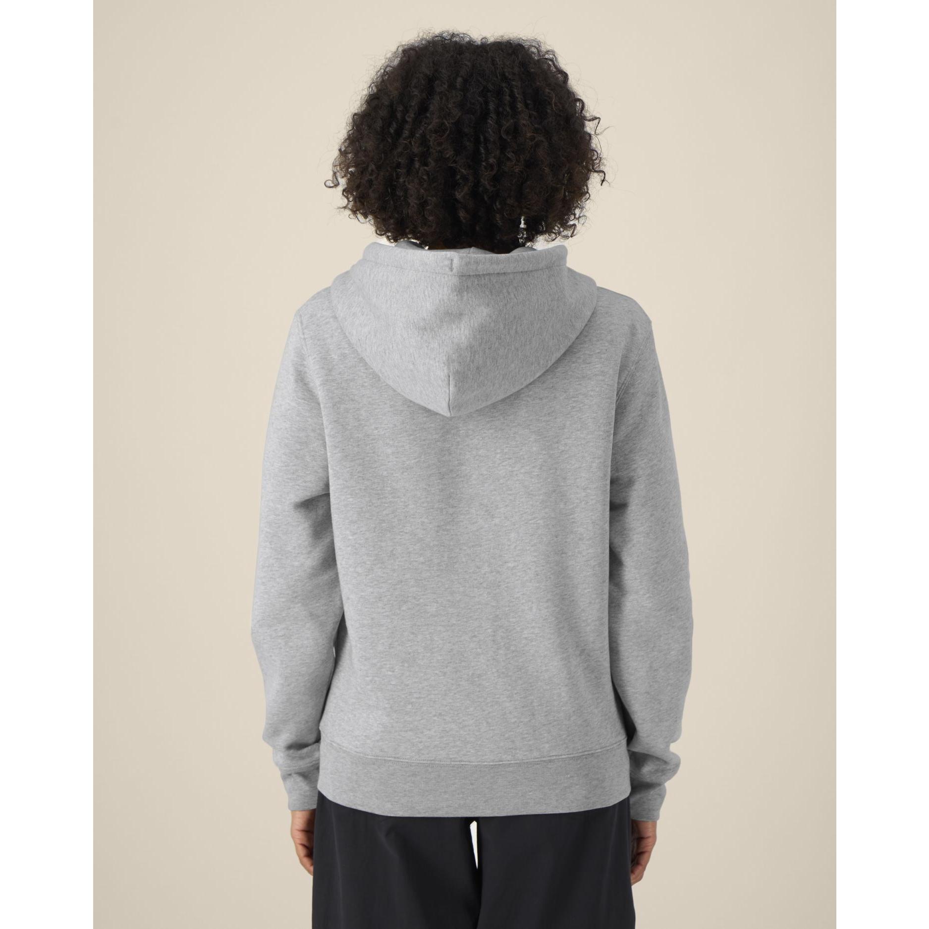 Hanorac cu fermoar unisex Astor Heather Grey M