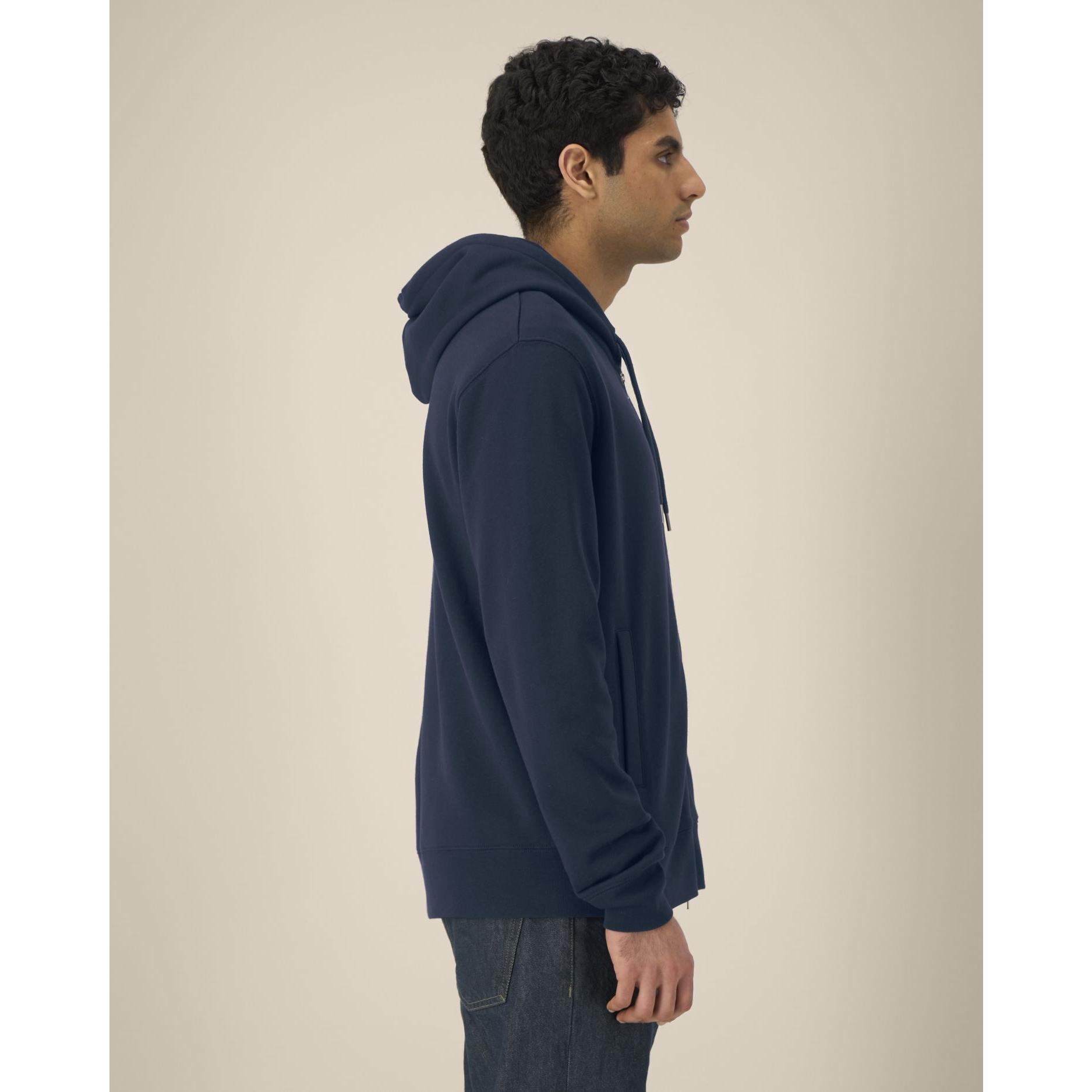 Hanorac cu fermoar unisex Astor French Navy M