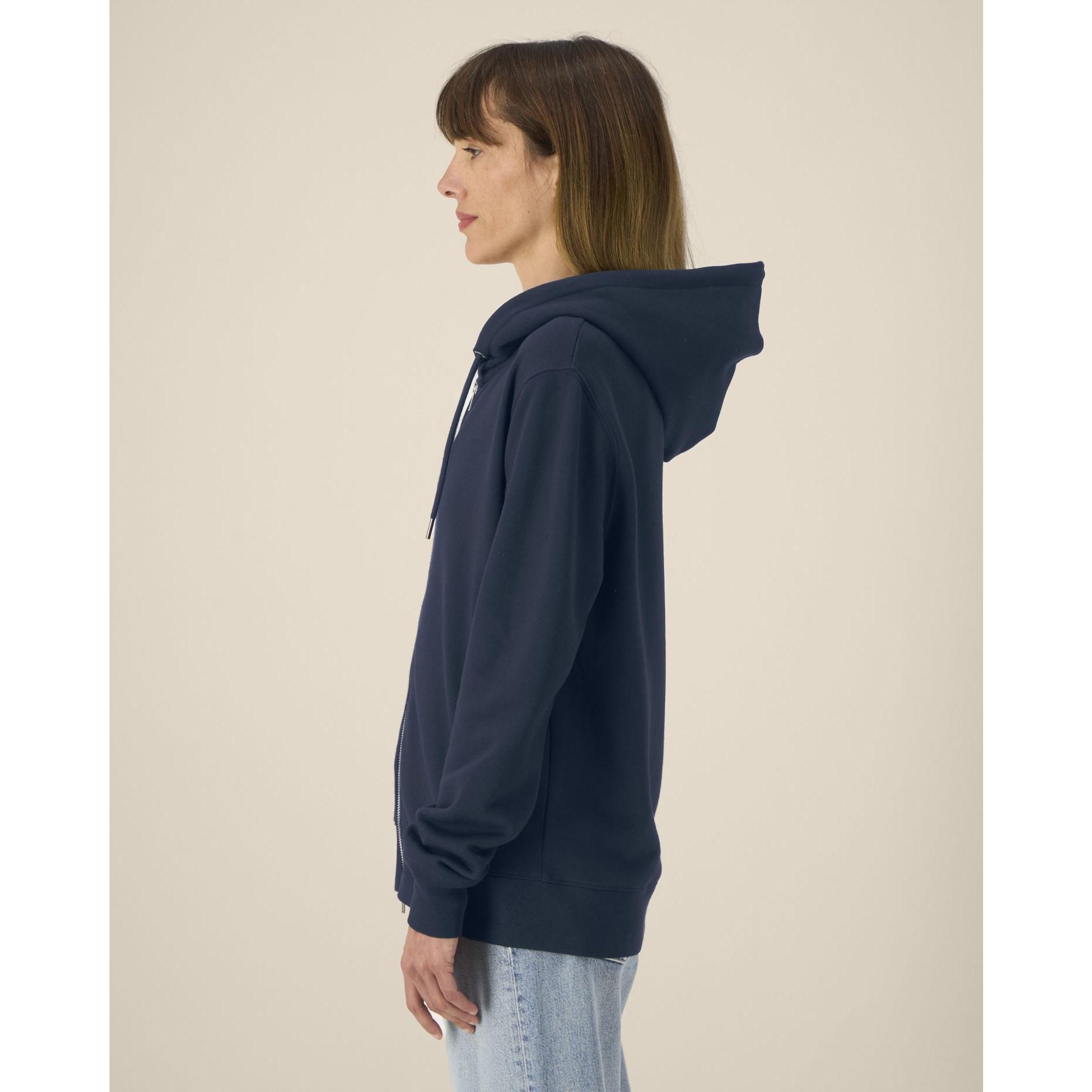 Hanorac cu fermoar unisex Astor French Navy M