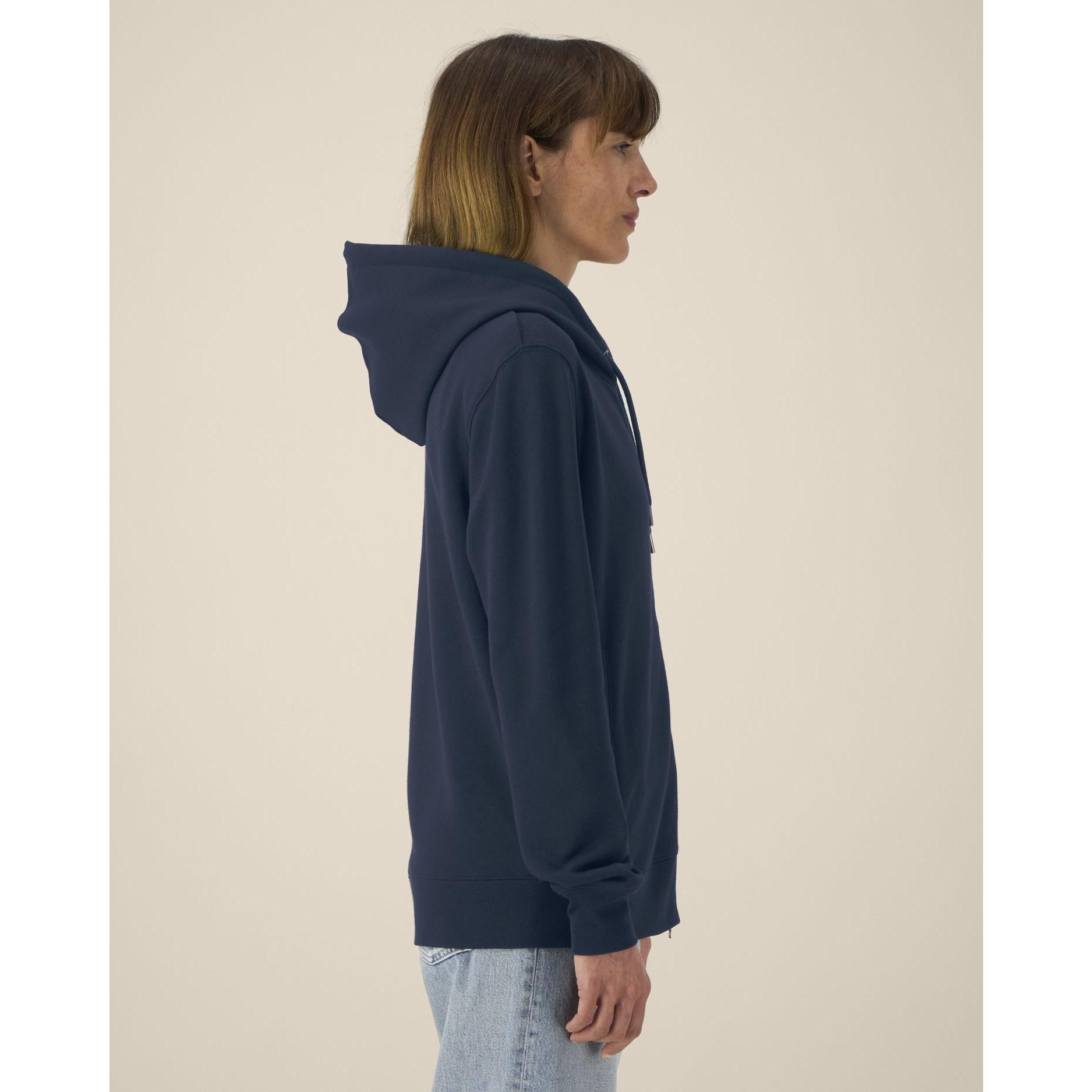 Hanorac cu fermoar unisex Astor French Navy M