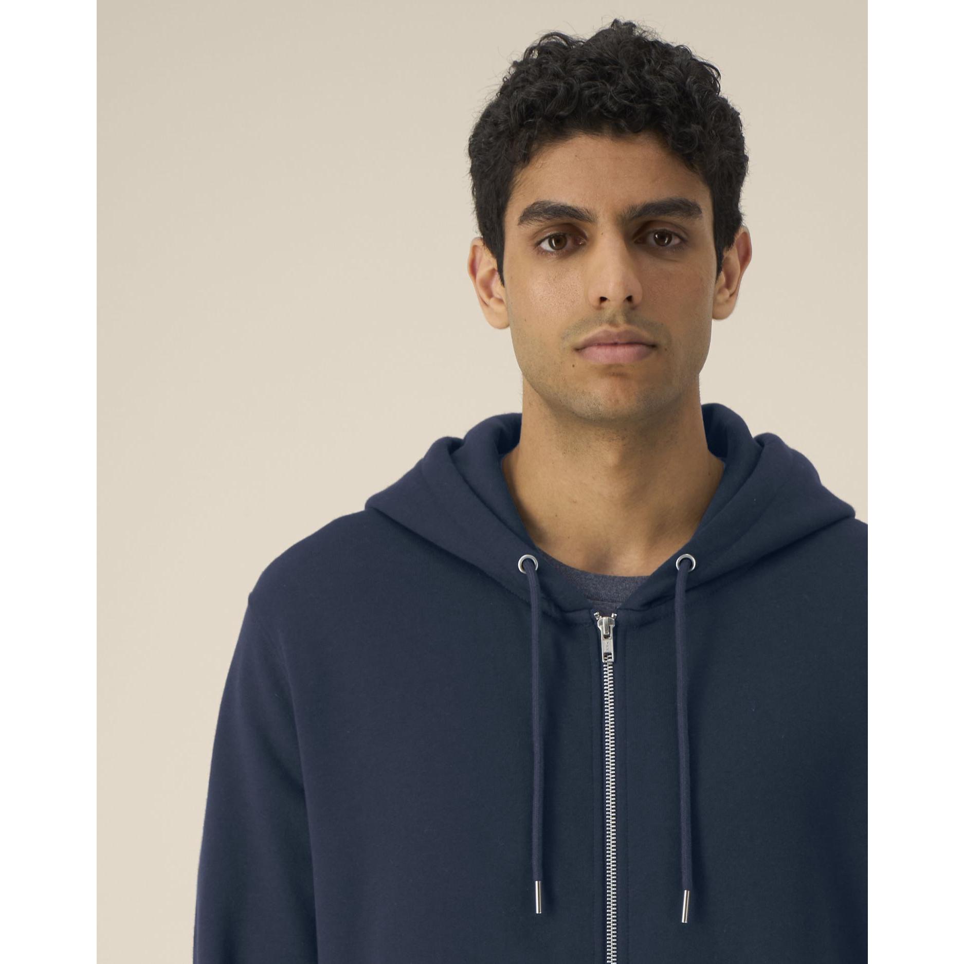Hanorac cu fermoar unisex Astor French Navy M