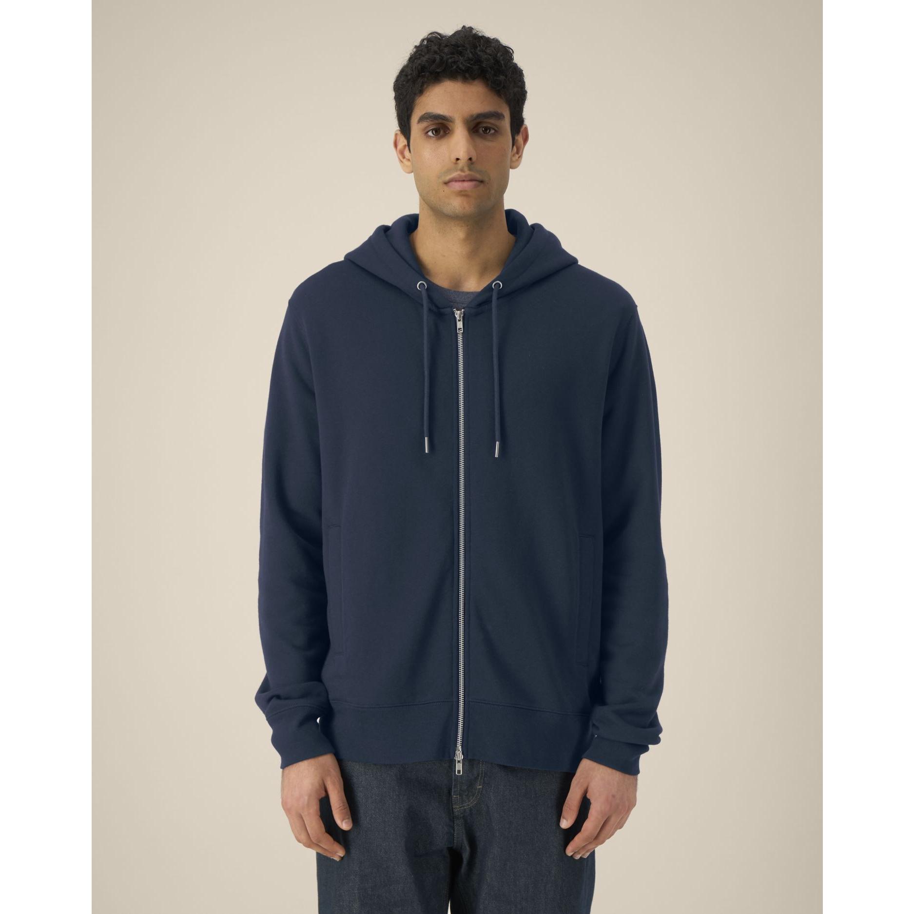 Hanorac cu fermoar unisex Astor French Navy M