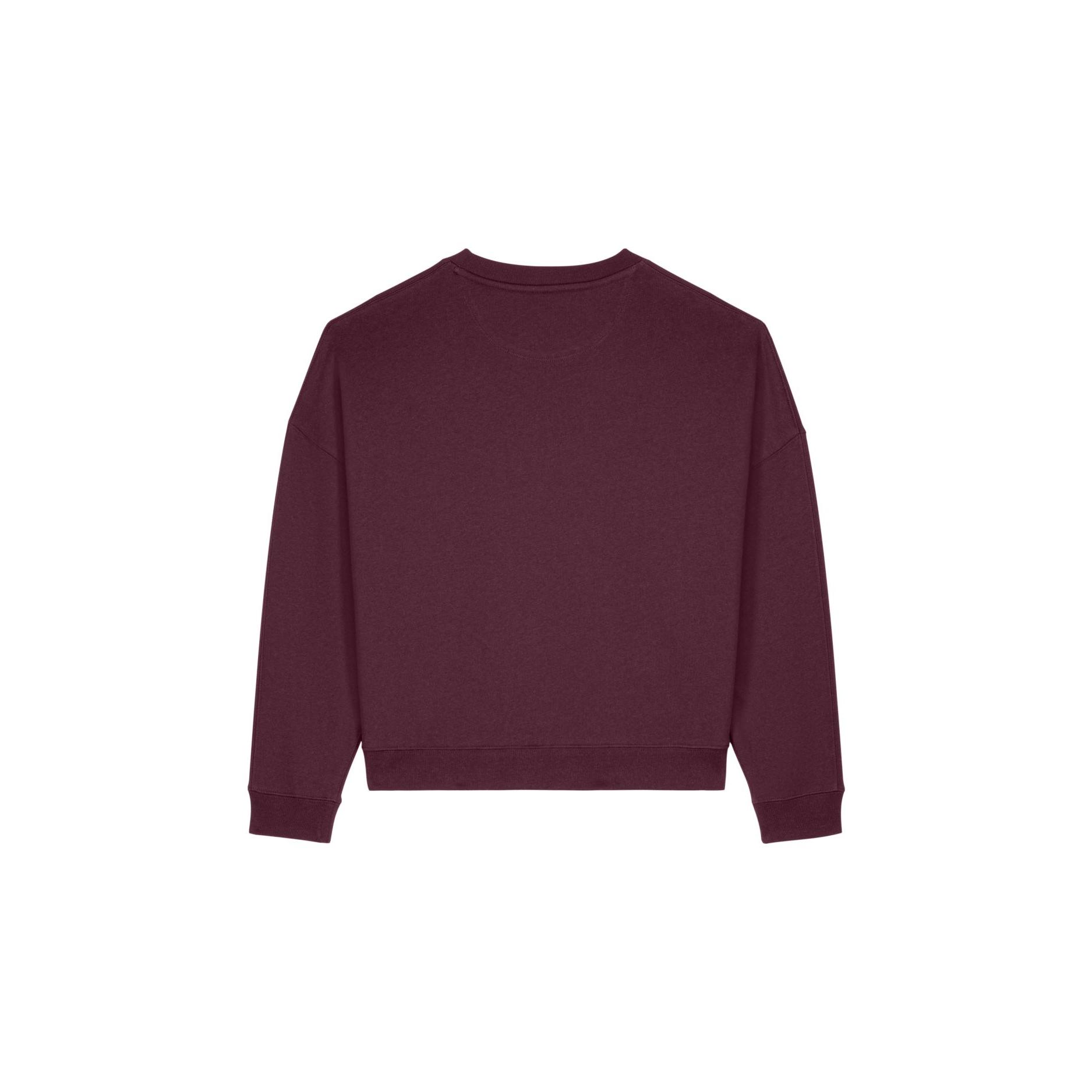 Hanorac la baza gâtului pentru femei Stella Lianna Deep Plum XL