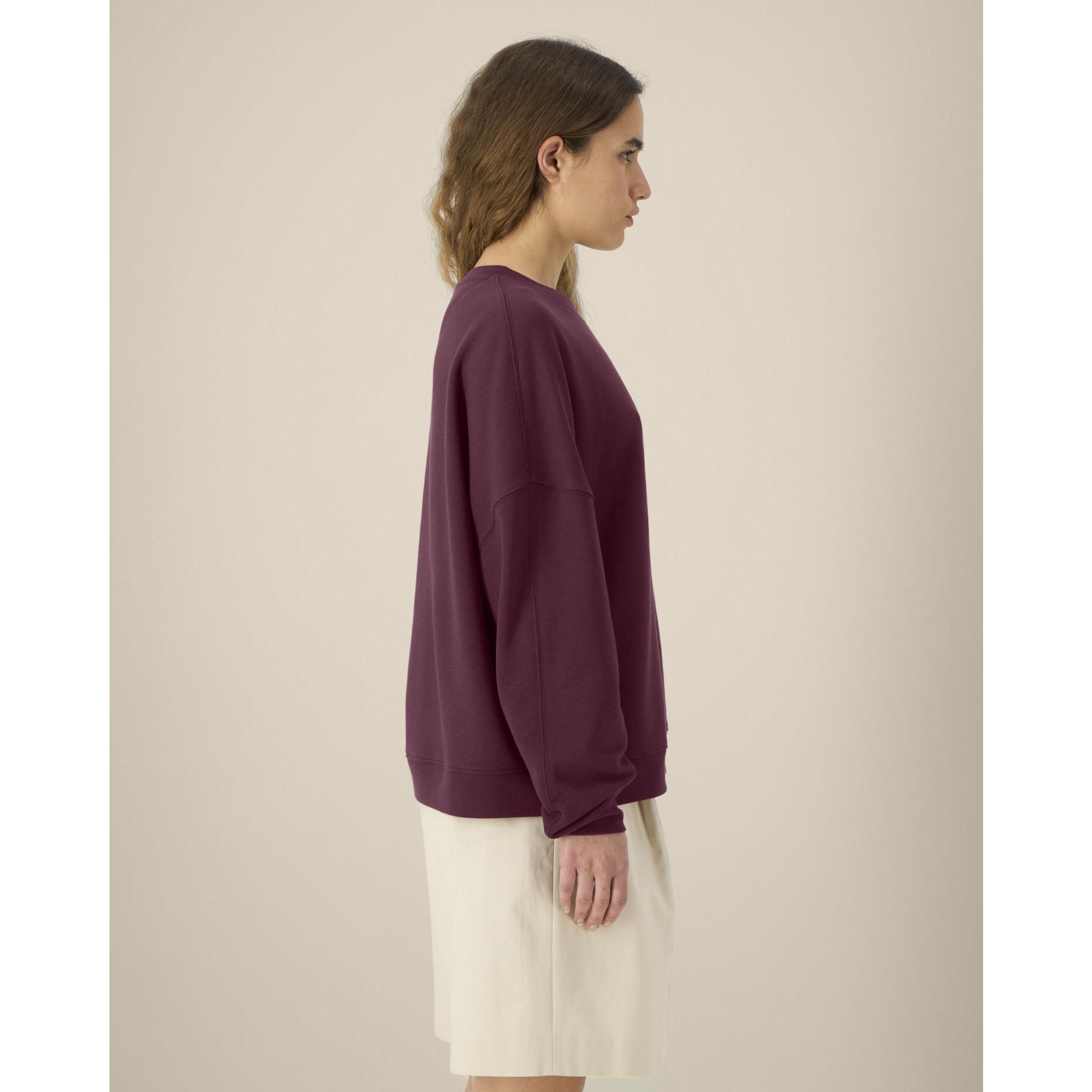 Hanorac la baza gâtului pentru femei Stella Lianna Deep Plum XL