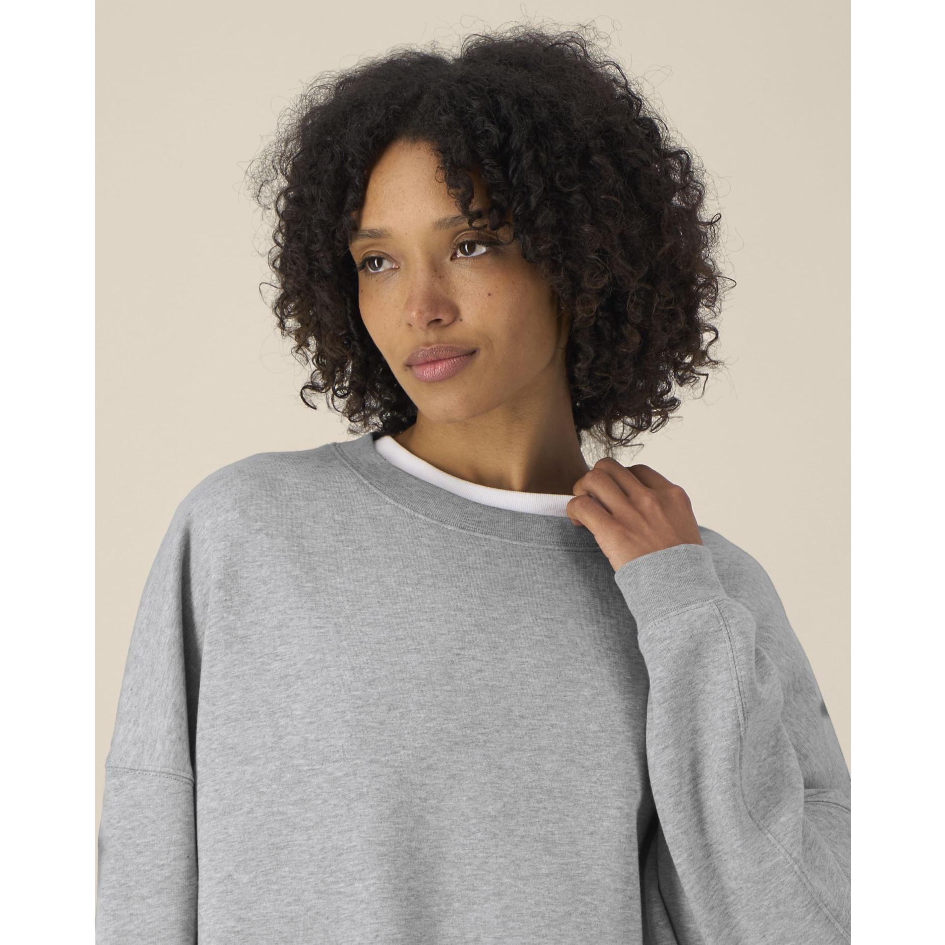 Hanorac la baza gâtului pentru femei Stella Lianna Heather Grey XL