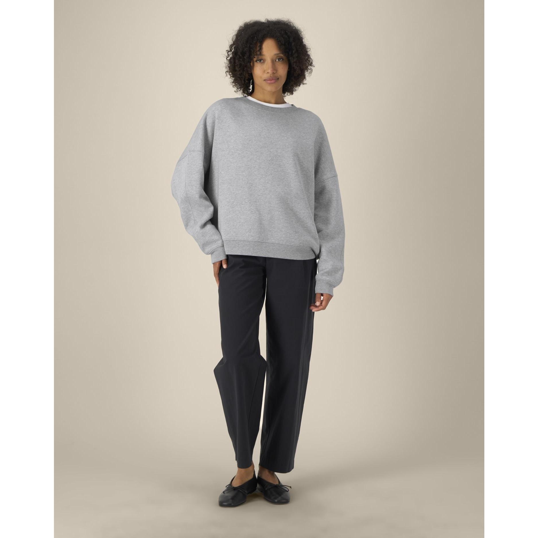 Hanorac la baza gâtului pentru femei Stella Lianna Heather Grey XL