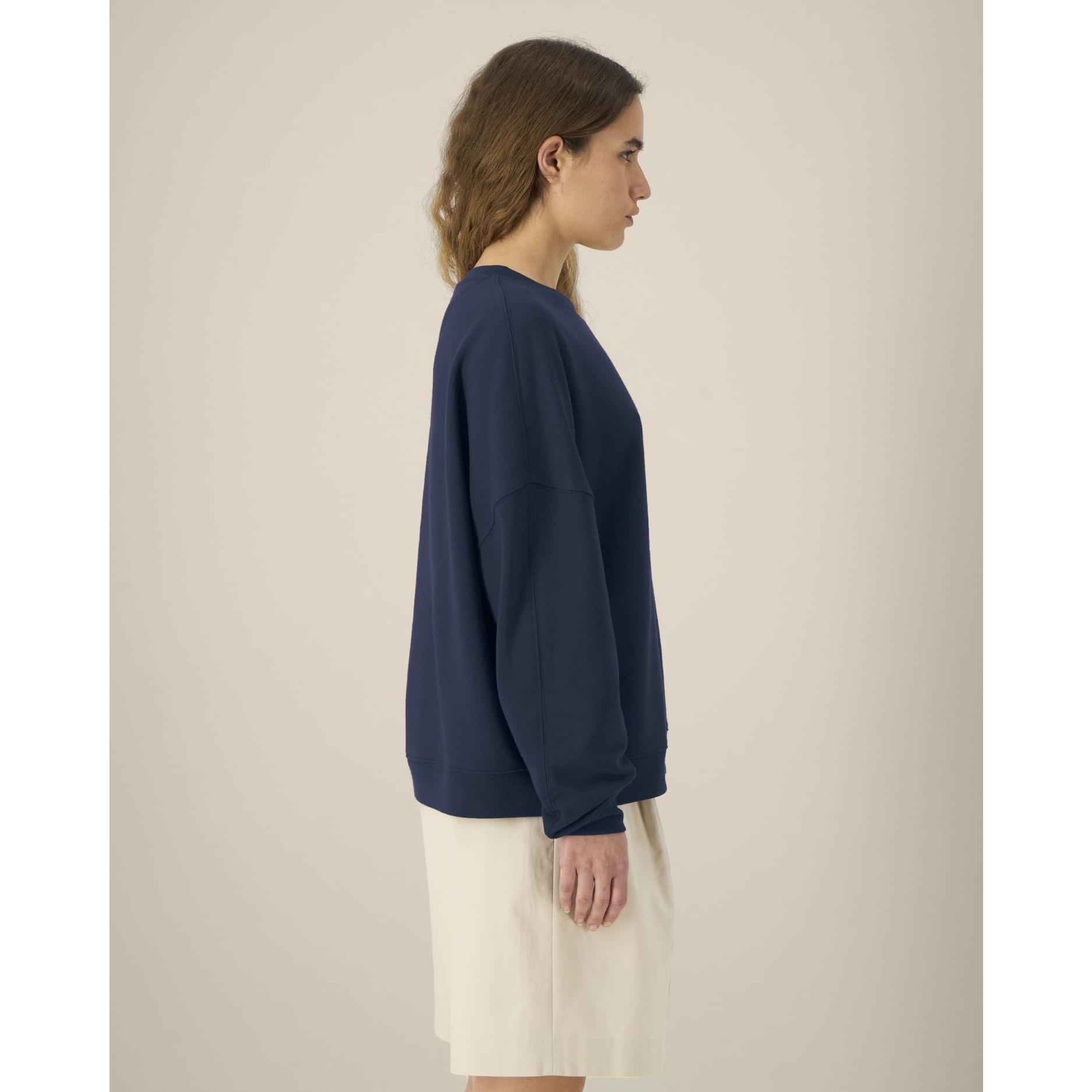 Hanorac la baza gâtului pentru femei Stella Lianna French Navy XL