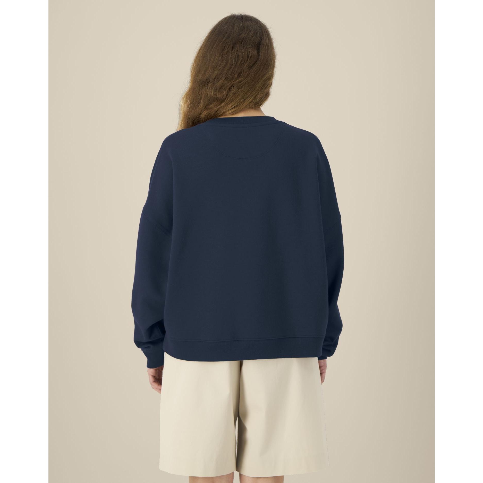 Hanorac la baza gâtului pentru femei Stella Lianna French Navy XL