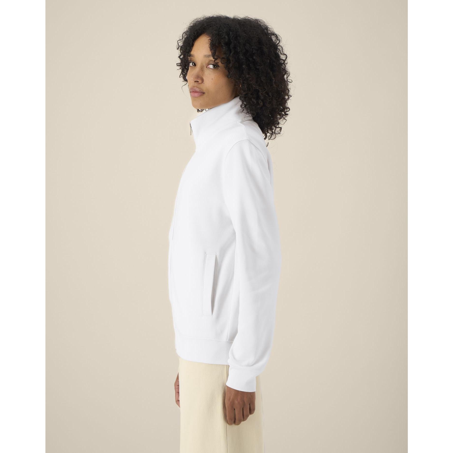 Hanorac cu fermoar unisex Trailer 2.0 White L