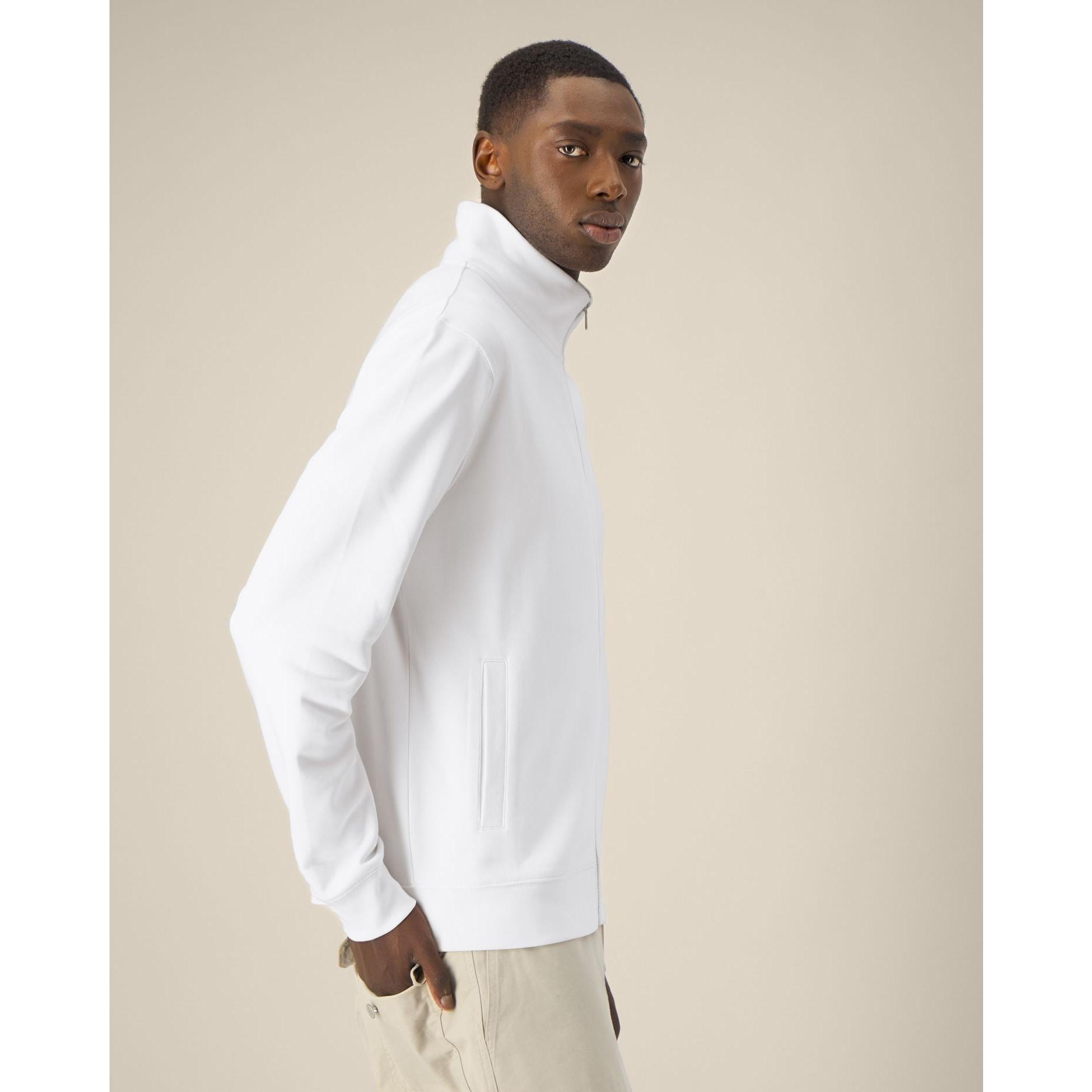 Hanorac cu fermoar unisex Trailer 2.0 White L