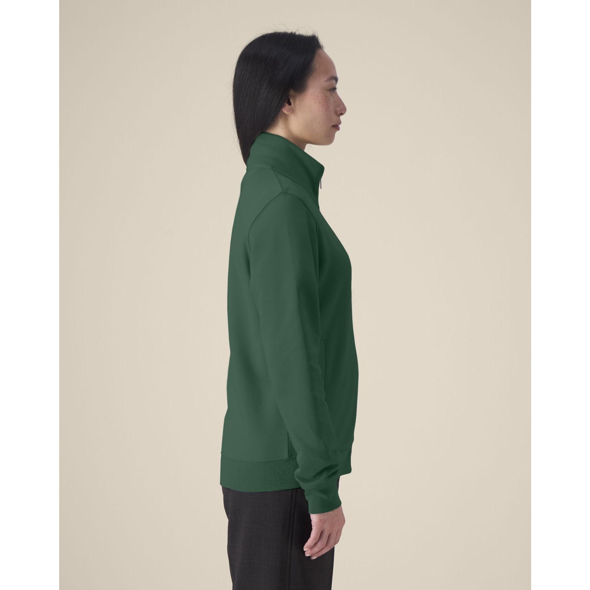 Hanorac cu fermoar unisex Trailer 2.0 Bottle Green XS