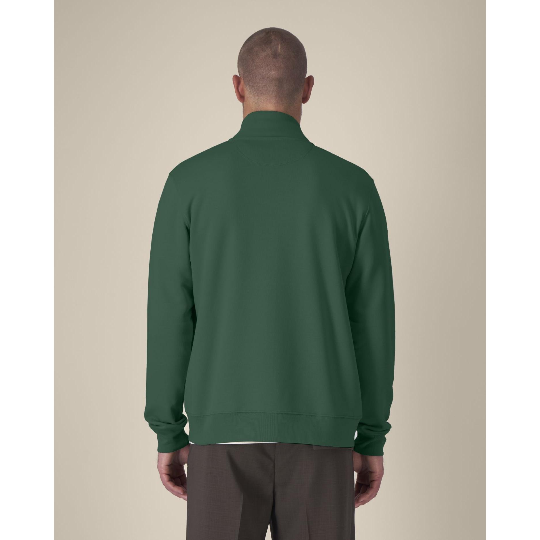 Hanorac cu fermoar unisex Trailer 2.0 Bottle Green XS