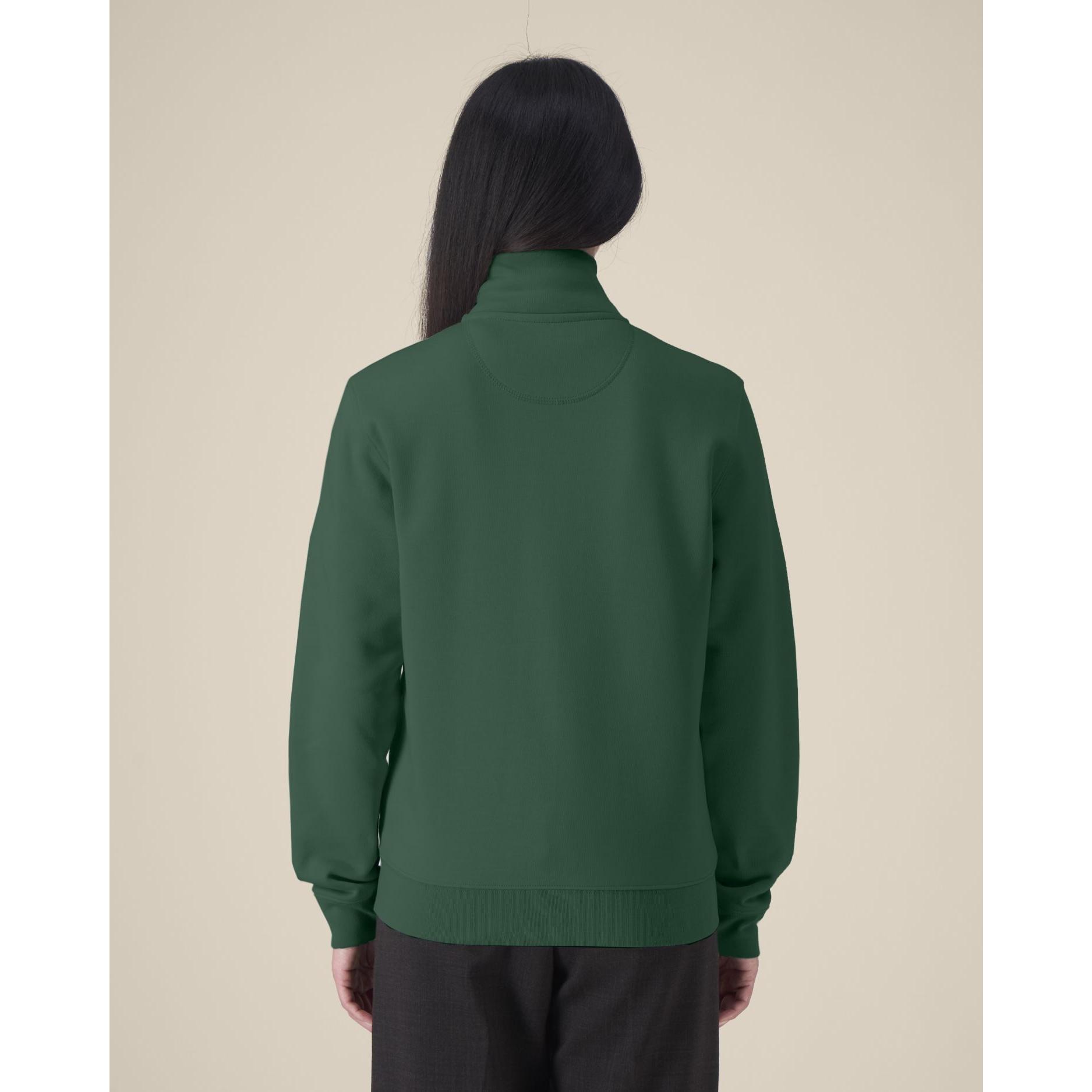 Hanorac cu fermoar unisex Trailer 2.0 Bottle Green XS