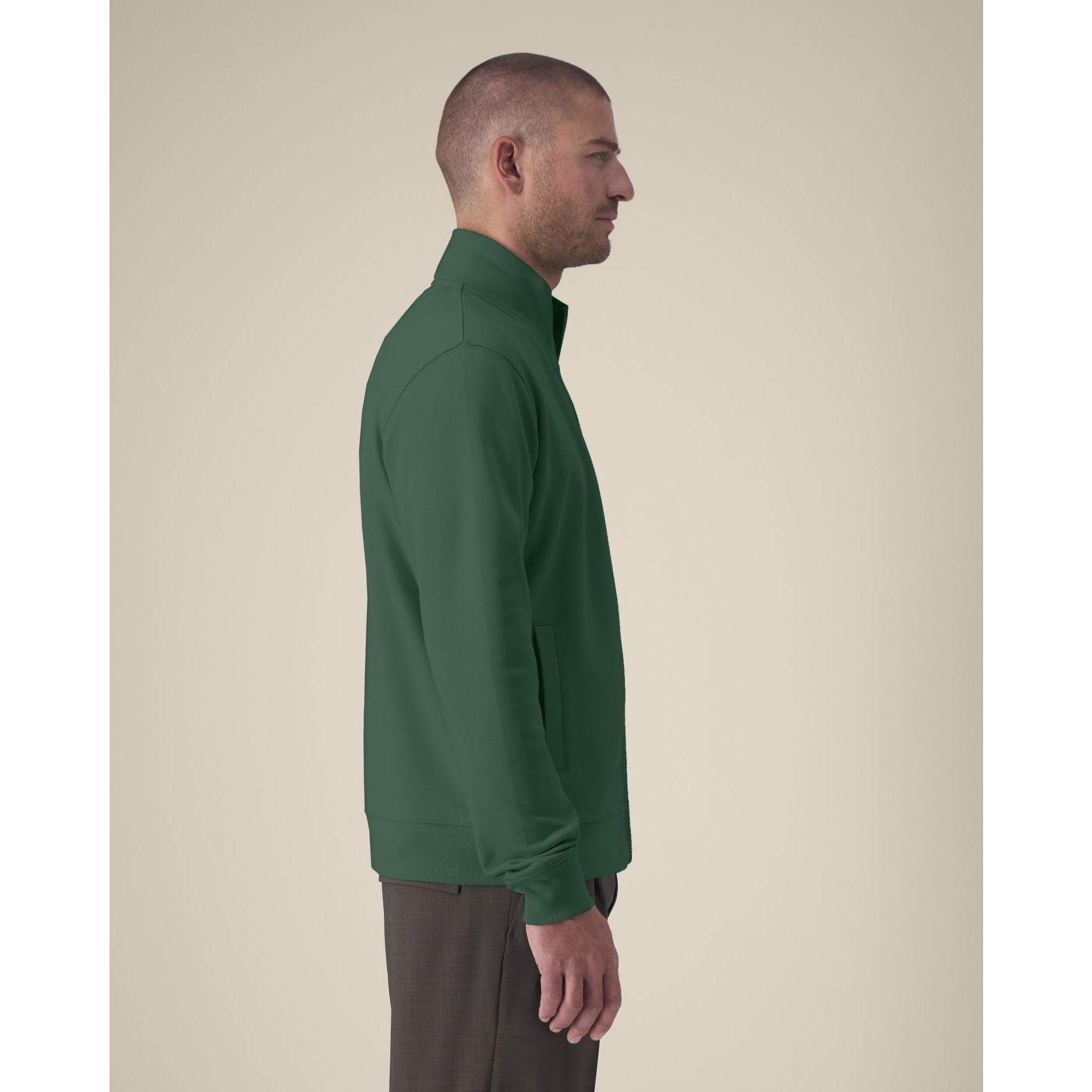 Hanorac cu fermoar unisex Trailer 2.0 Bottle Green XS