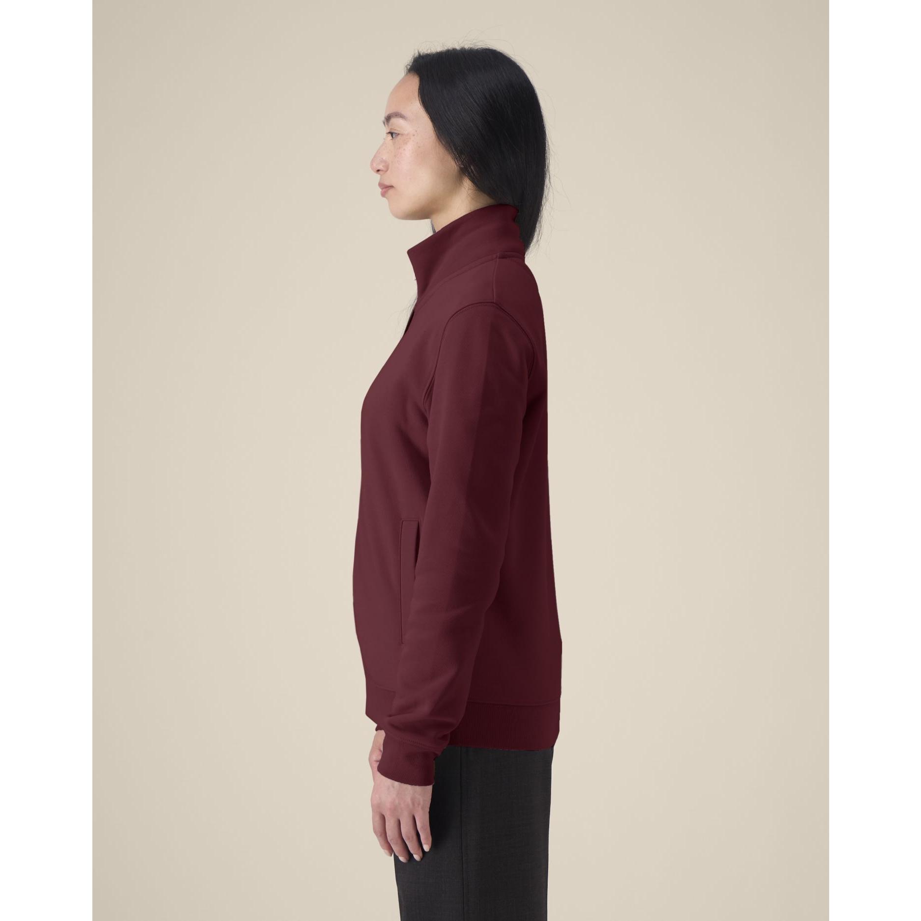 Hanorac cu fermoar unisex Trailer 2.0 Burgundy 2XS