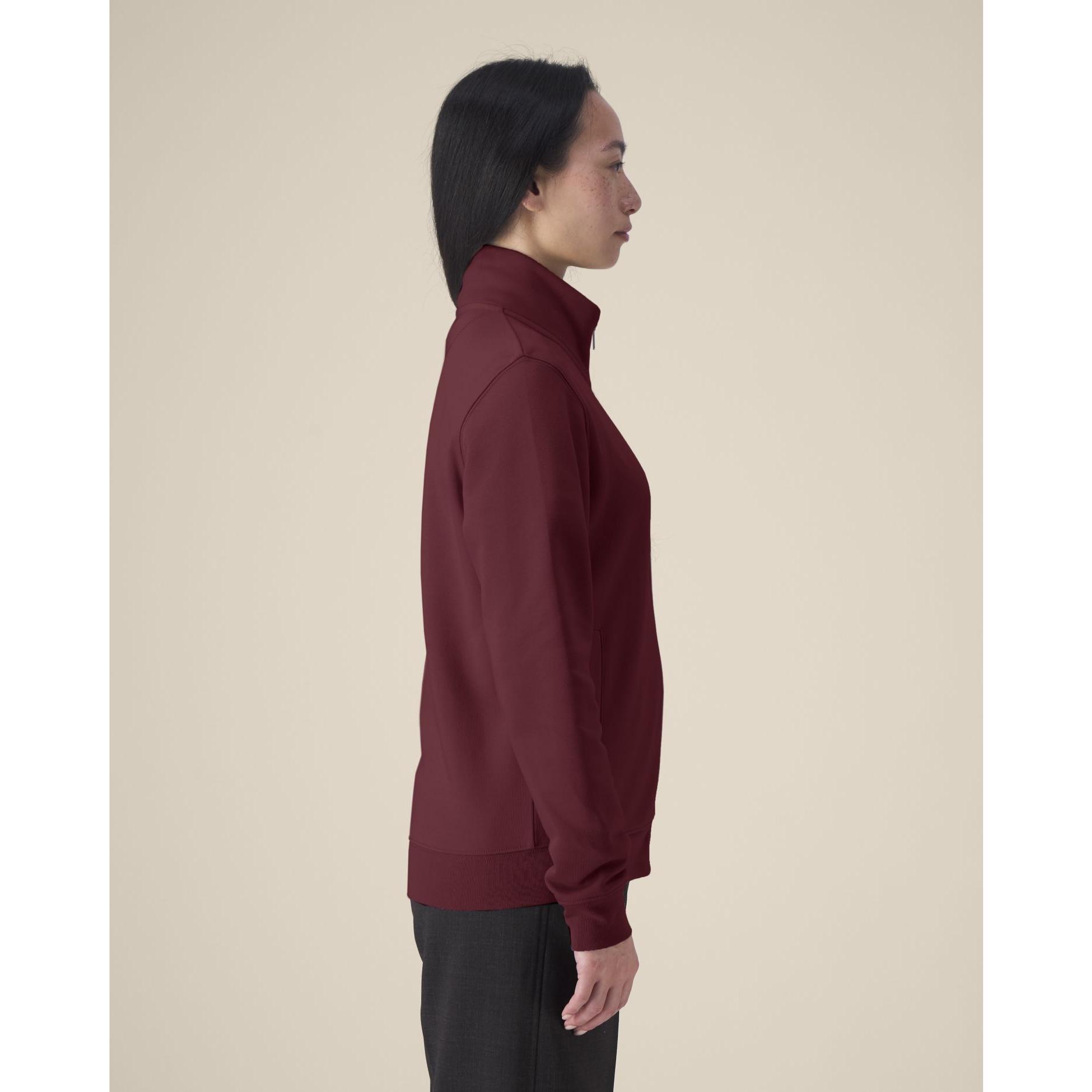 Hanorac cu fermoar unisex Trailer 2.0 Burgundy 2XS
