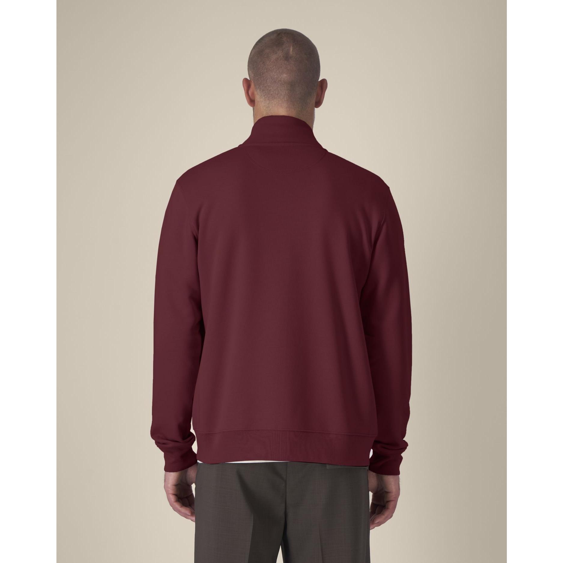 Hanorac cu fermoar unisex Trailer 2.0 Burgundy 2XS