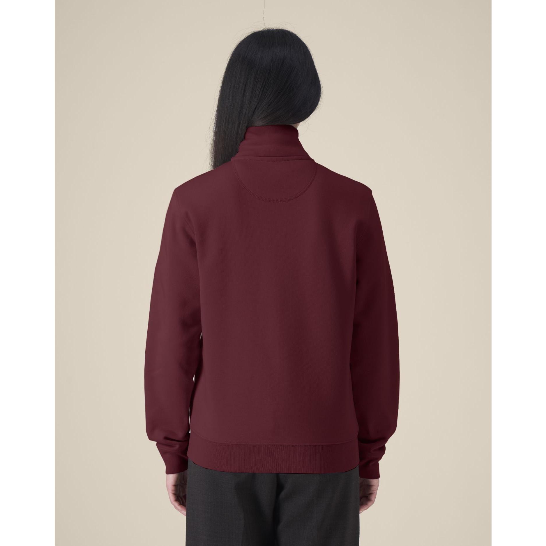 Hanorac cu fermoar unisex Trailer 2.0 Burgundy 2XS