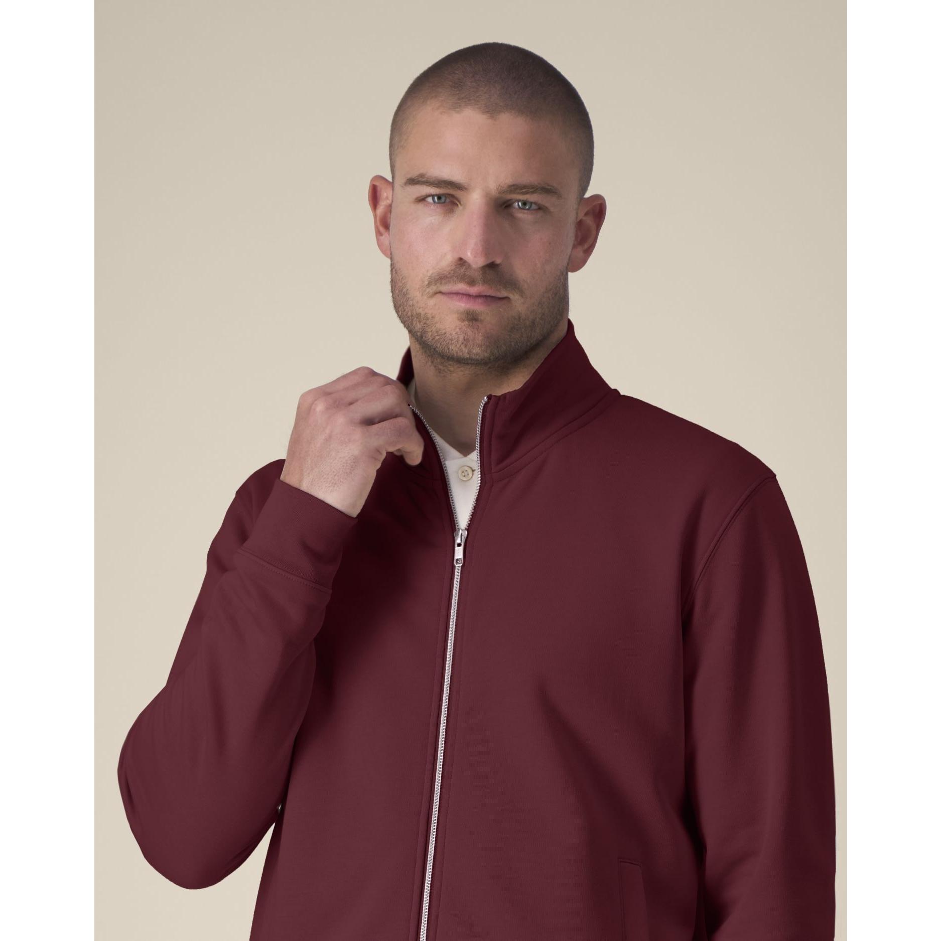 Hanorac cu fermoar unisex Trailer 2.0 Burgundy 2XS