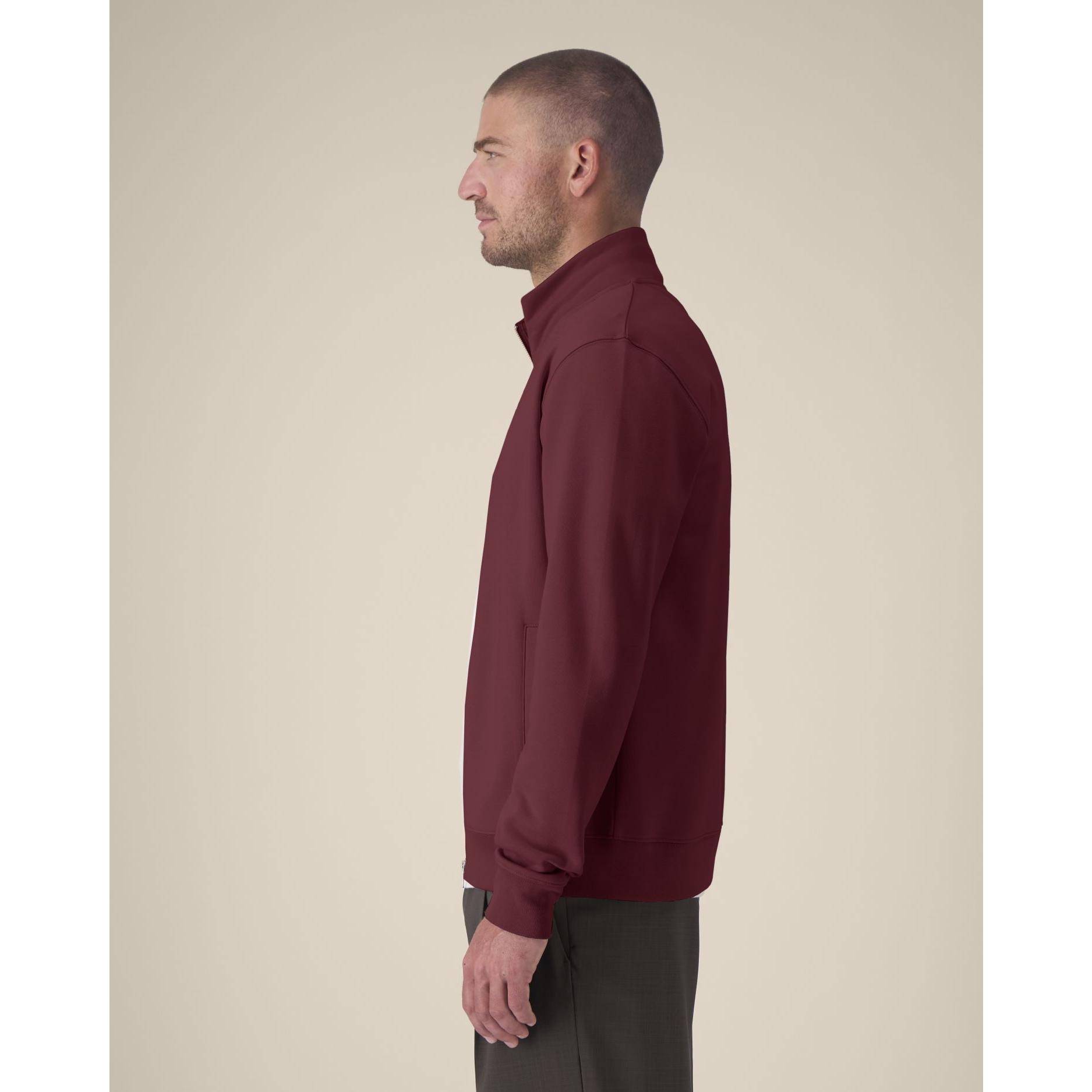 Hanorac cu fermoar unisex Trailer 2.0 Burgundy 2XS