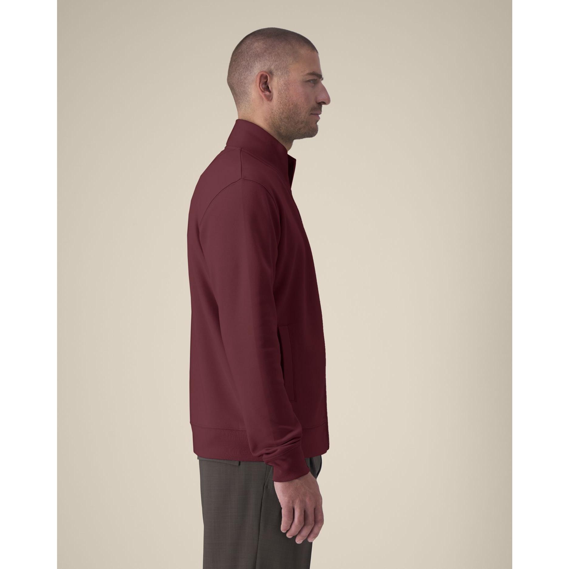 Hanorac cu fermoar unisex Trailer 2.0 Burgundy 2XS