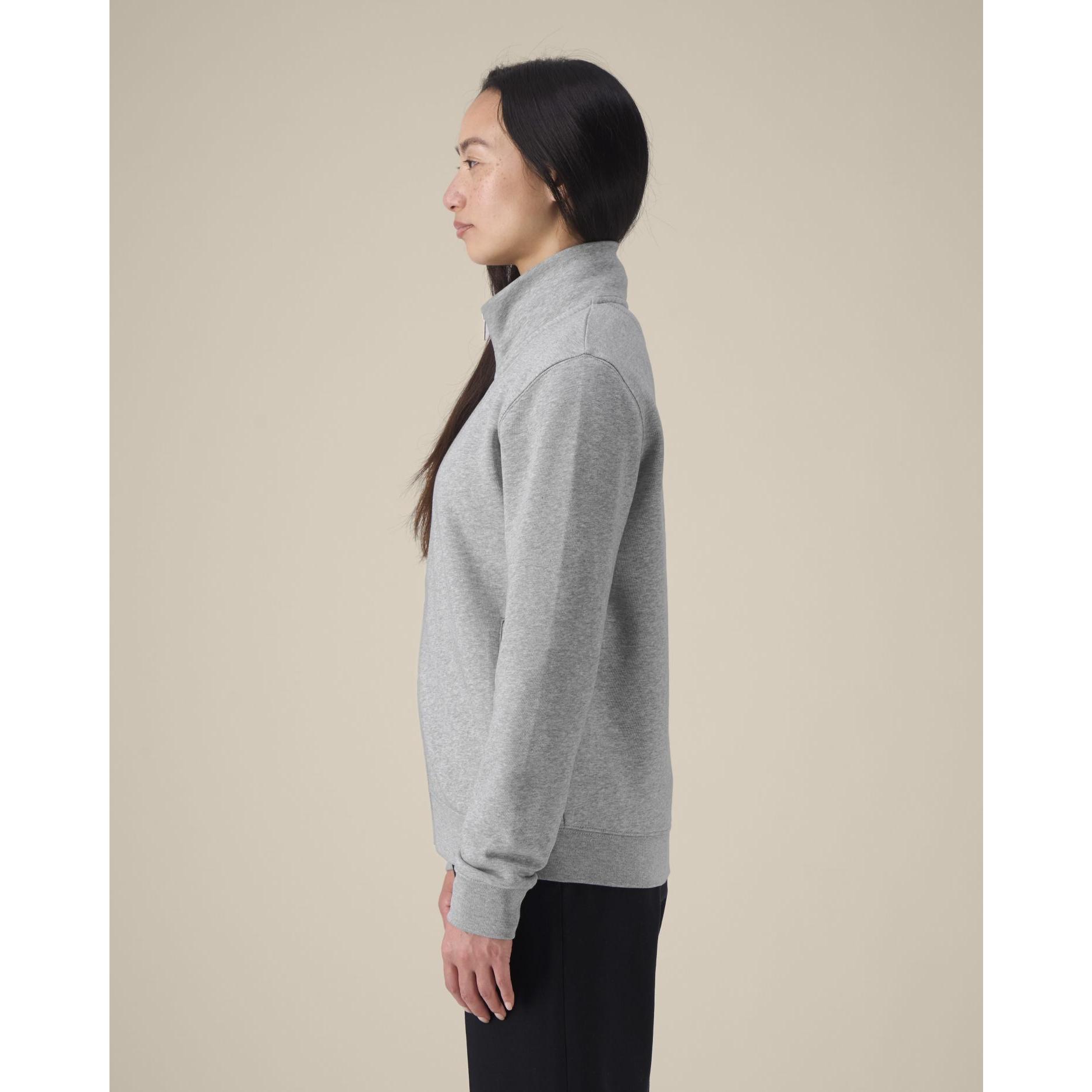 Hanorac cu fermoar unisex Trailer 2.0 Heather Grey 2XS