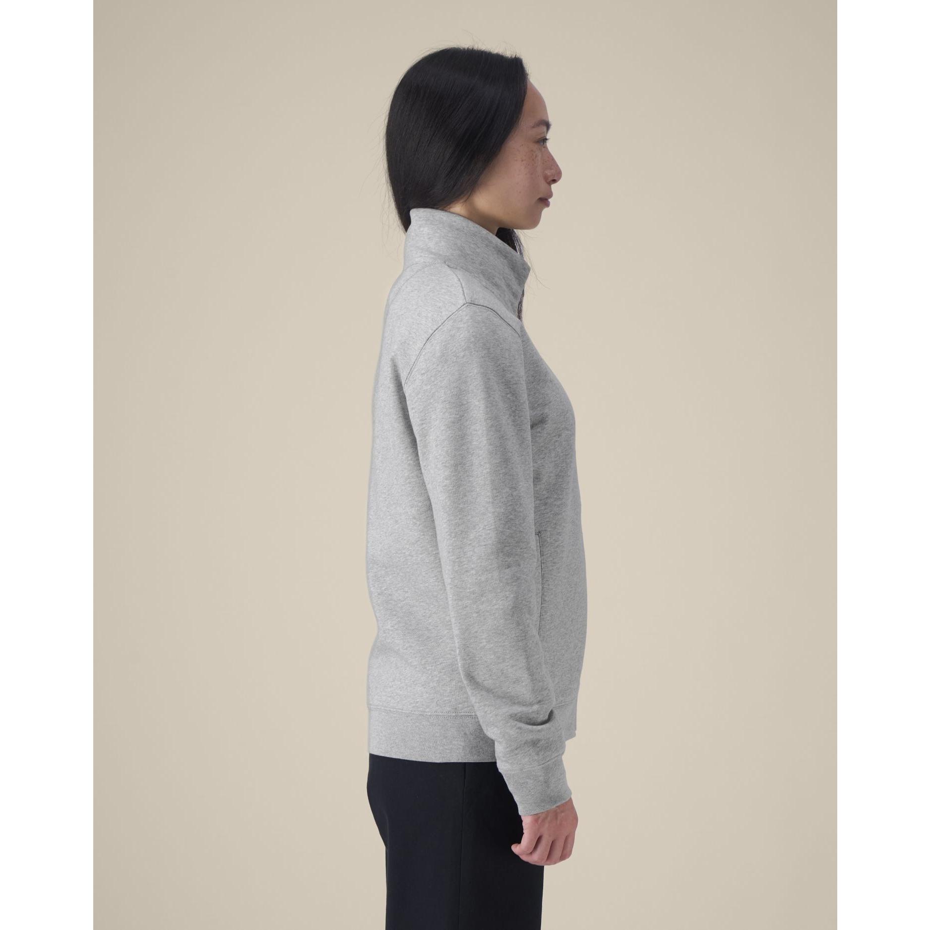 Hanorac cu fermoar unisex Trailer 2.0 Heather Grey 2XS