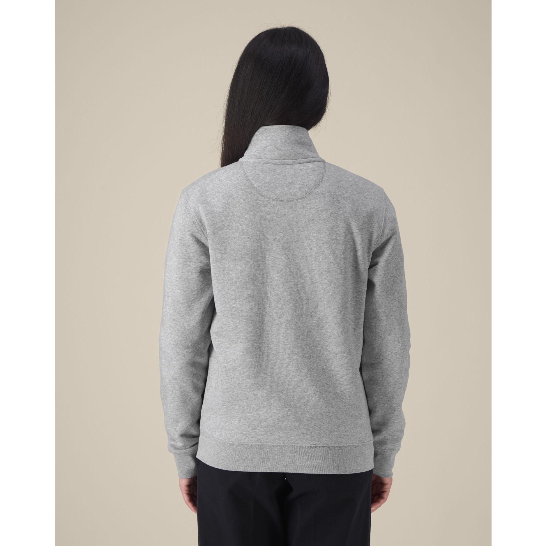 Hanorac cu fermoar unisex Trailer 2.0 Heather Grey 2XS