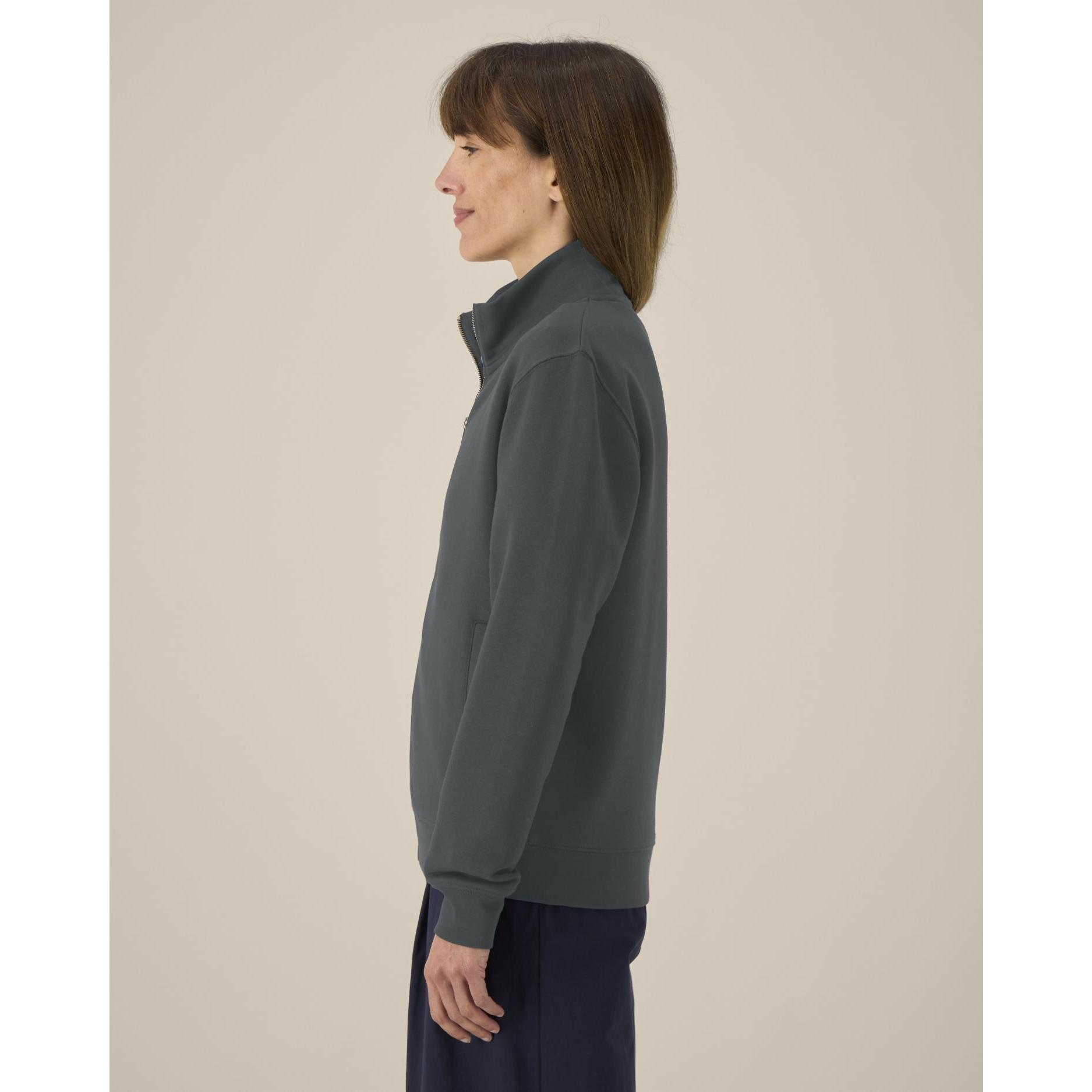 Hanorac cu fermoar unisex Trailer 2.0 Anthracite XS