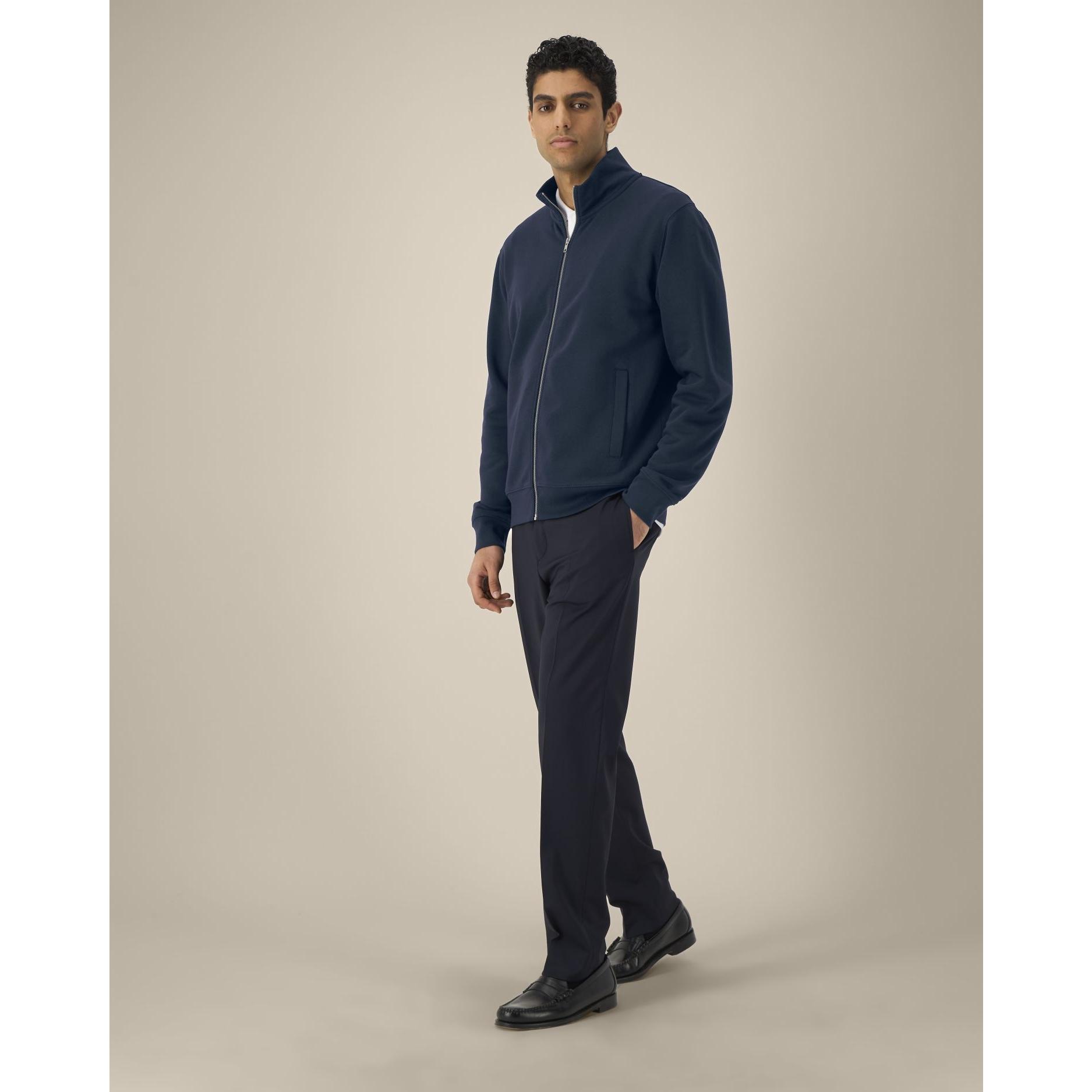 Hanorac cu fermoar unisex Trailer 2.0 French Navy 3XL