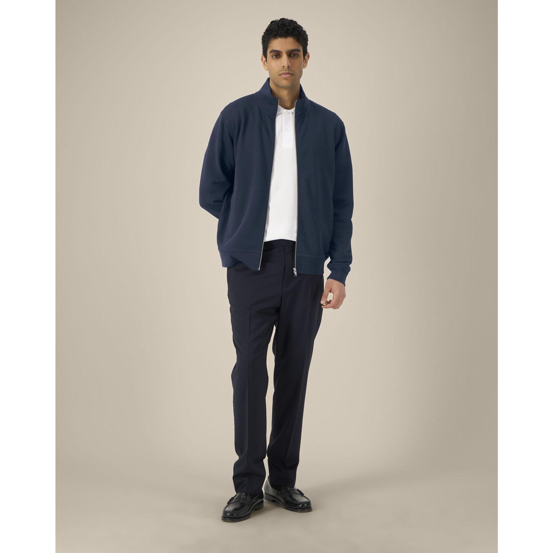 Hanorac cu fermoar unisex Trailer 2.0 French Navy 3XL