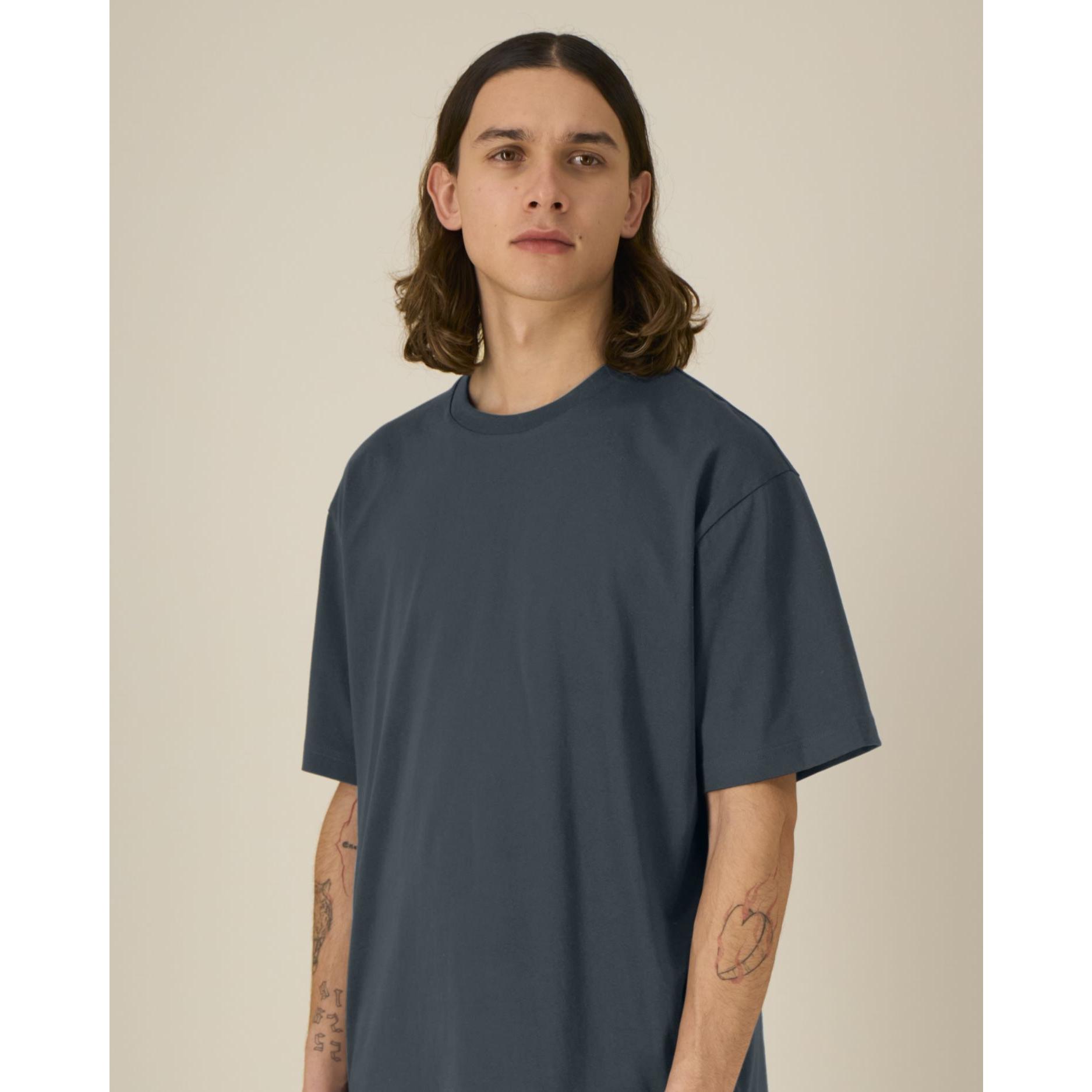 Tricouri unisex Breezer India Ink Grey XS