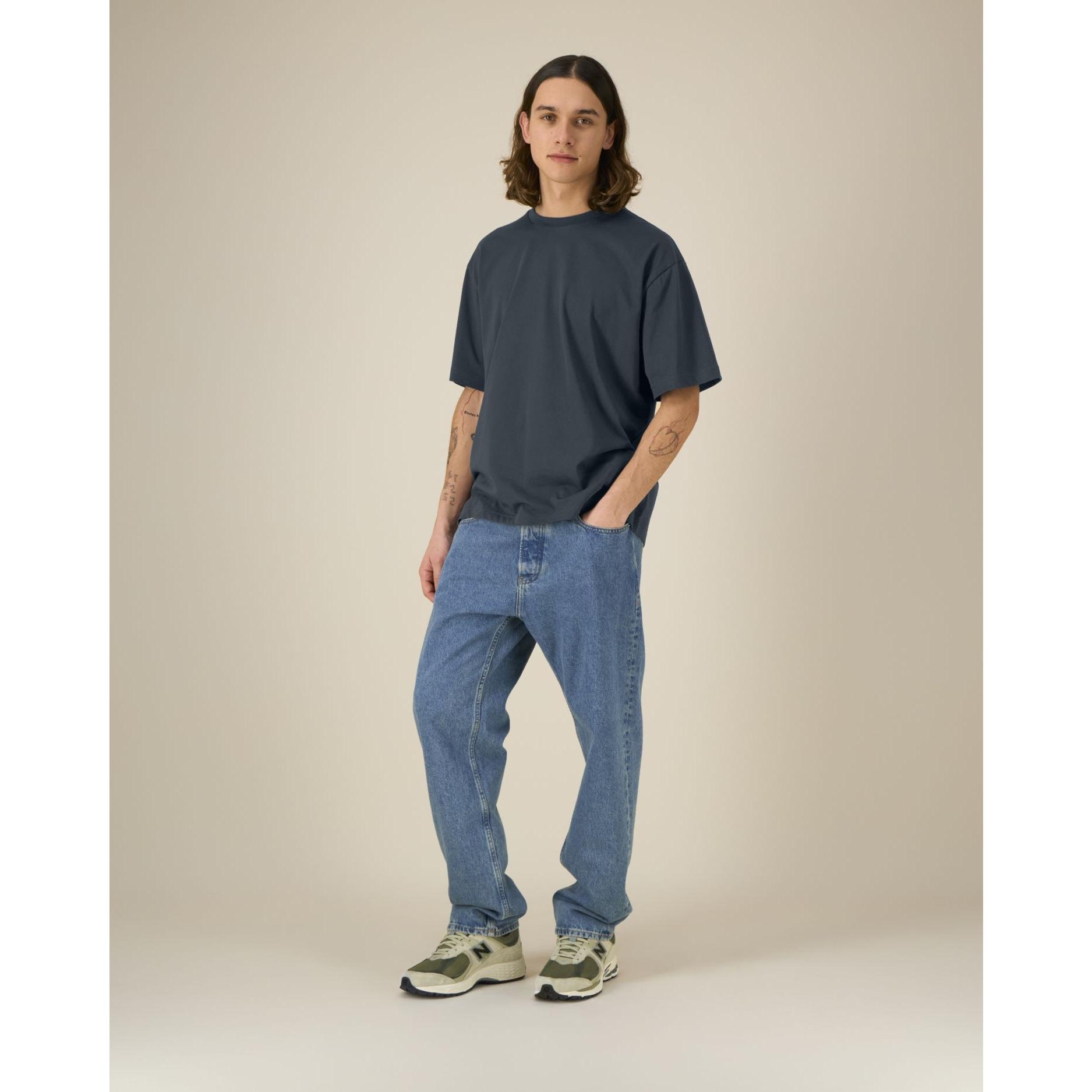 Tricouri unisex Breezer India Ink Grey XS