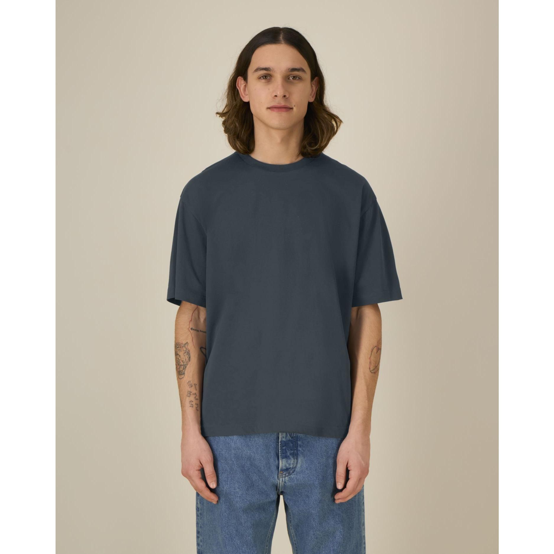 Tricouri unisex Breezer India Ink Grey XS