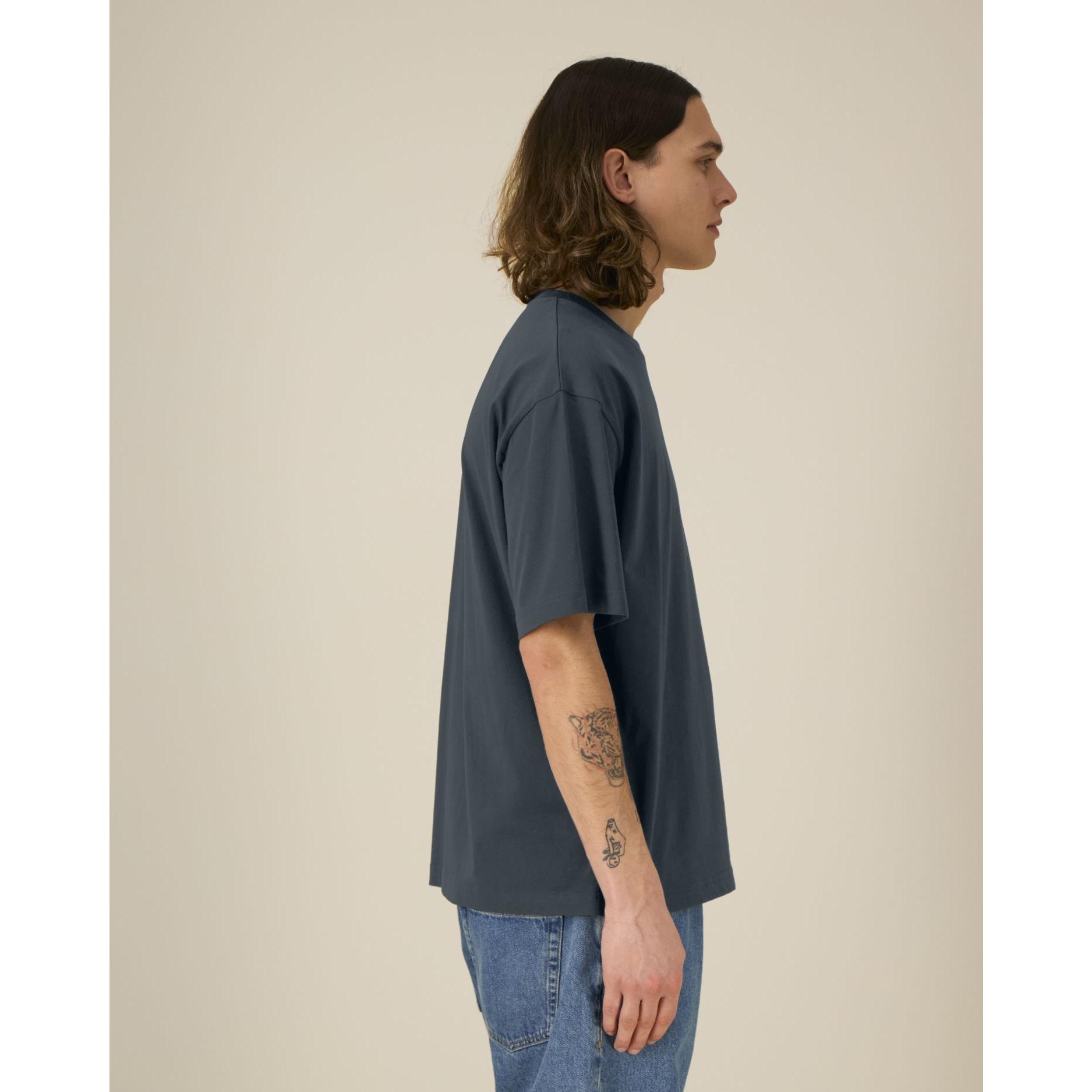 Tricouri unisex Breezer India Ink Grey XS