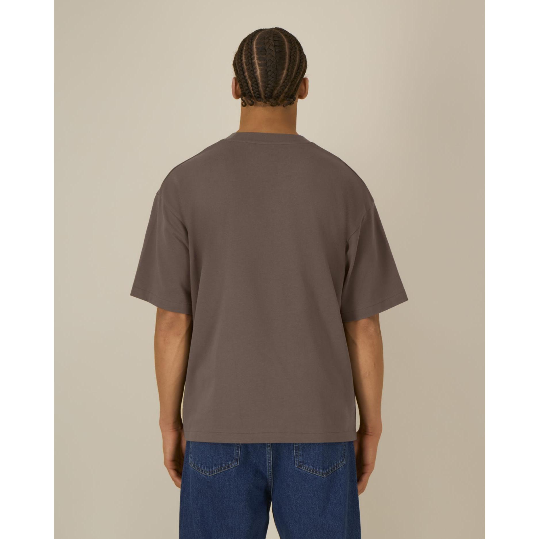 Tricouri unisex Asher Mocha 3XL