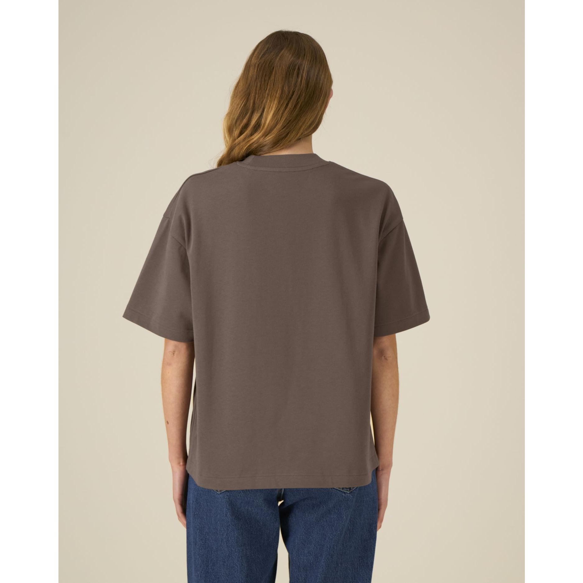 Tricouri unisex Asher Mocha 3XL