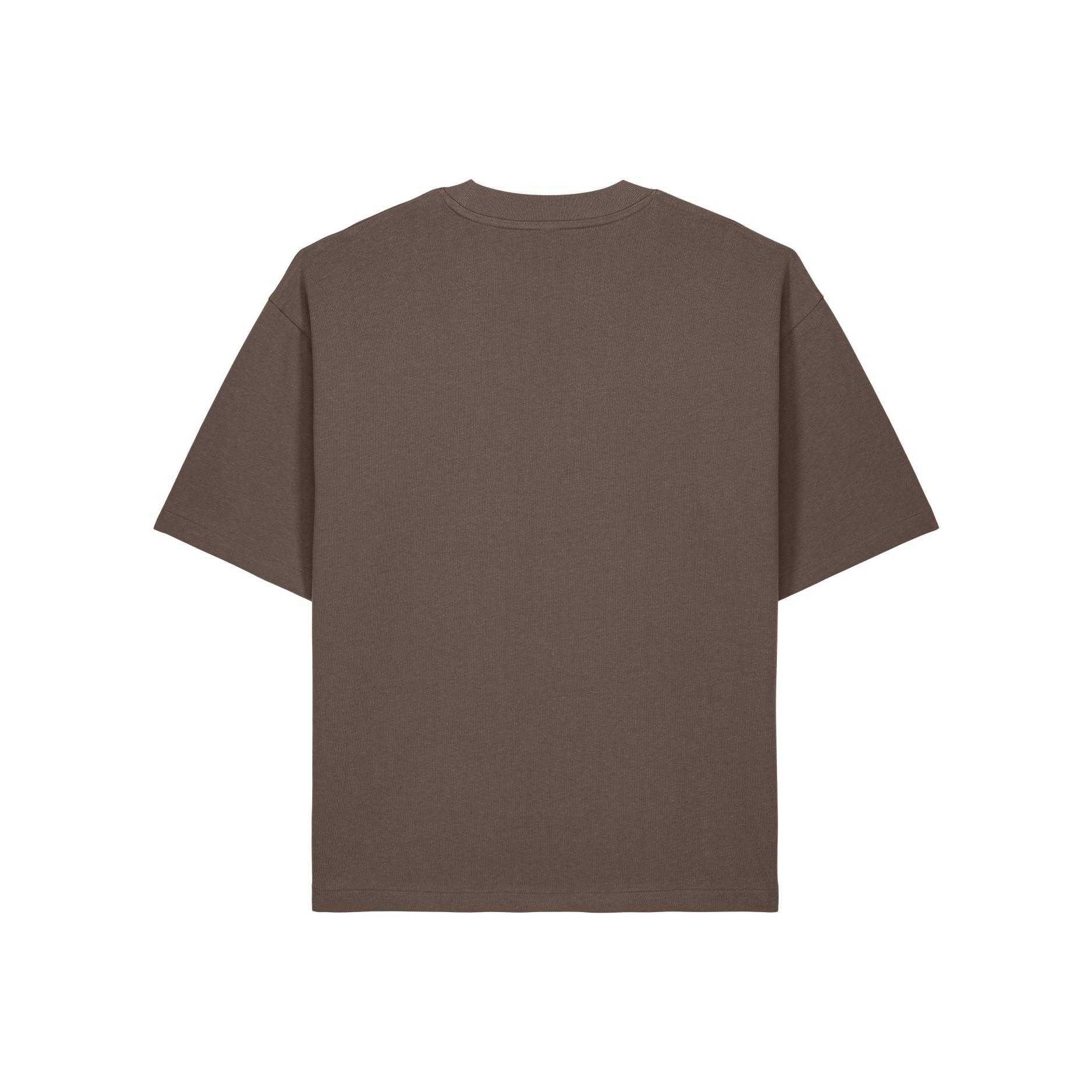 Tricouri unisex Asher Mocha 3XL