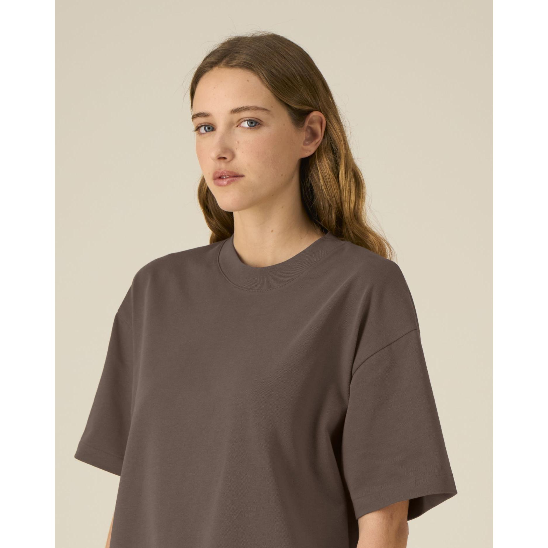 Tricouri unisex Asher Mocha 3XL