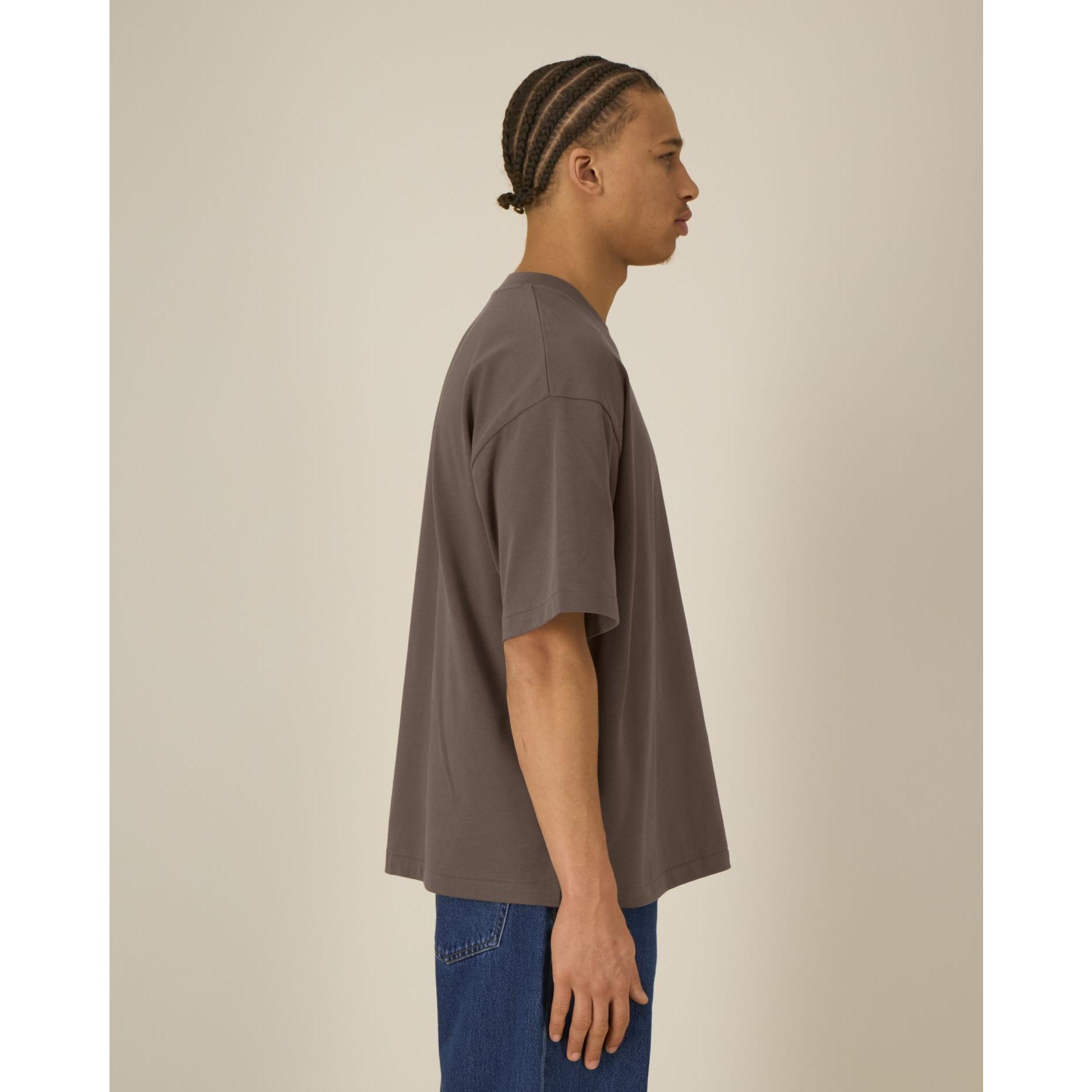 Tricouri unisex Asher Mocha 3XL
